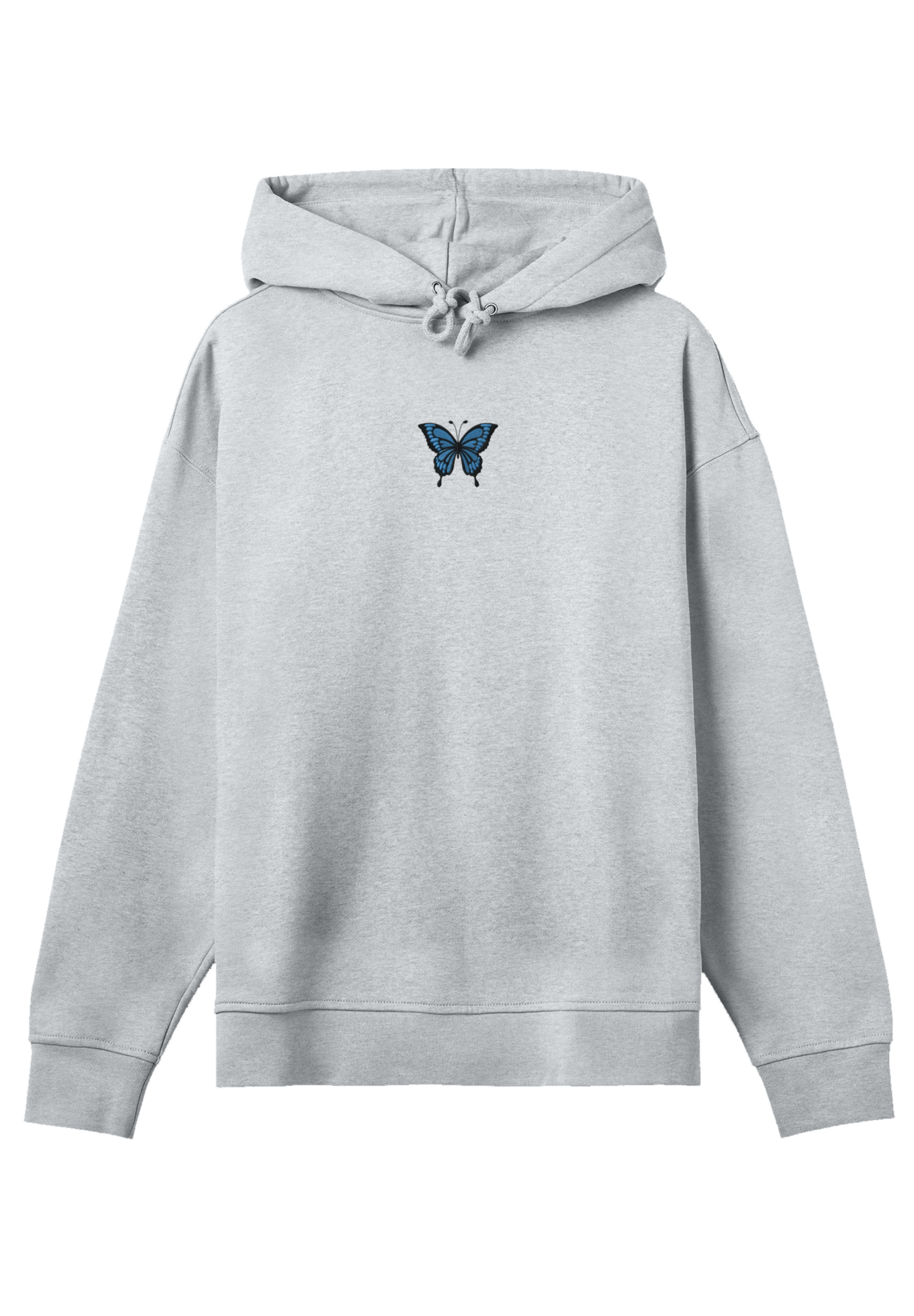 F4NT4STIC Kapuzenpullover »Butterfly bestickt«, bestickt, Premium Qualität