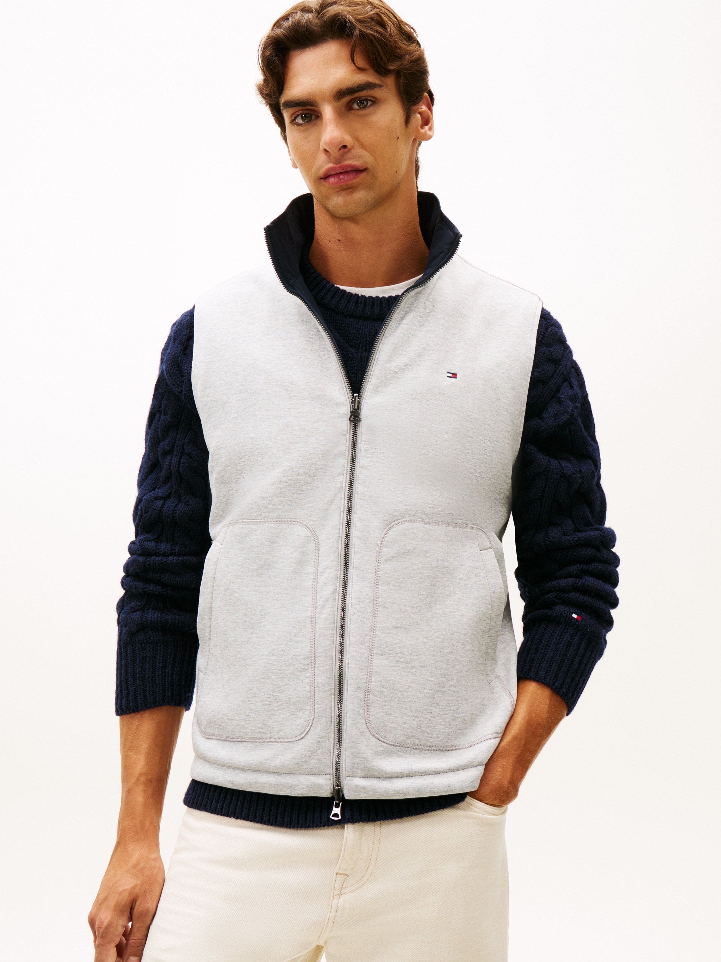 Tommy Hilfiger Wendeweste "LW REVERSIBLE" von beiden Seiten tragbar, Stehkr günstig online kaufen