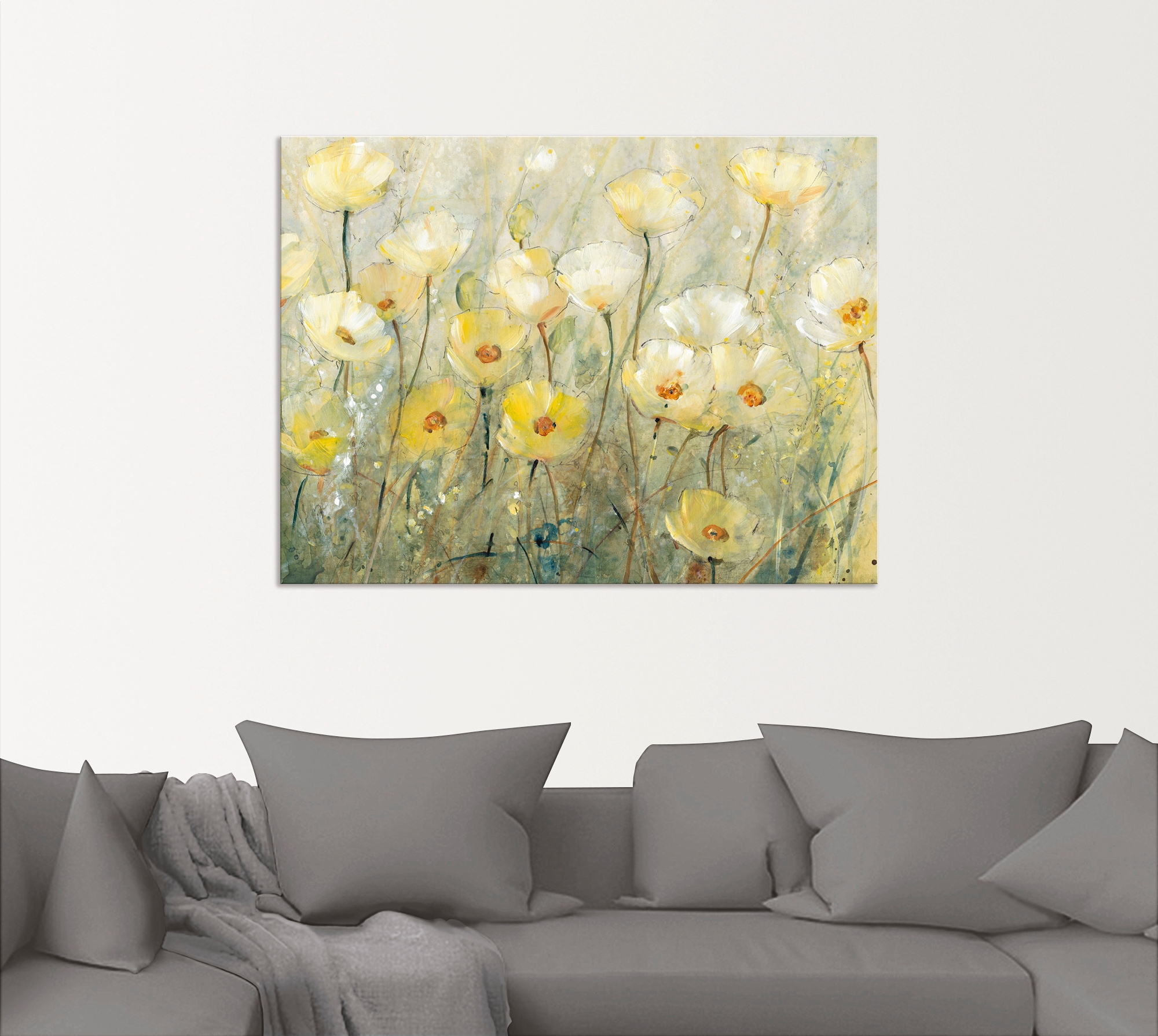 Artland Wandbild »Sommer in voller Blüte II«, Blumenwiese, (1 St.), als Alubild, Outdoorbild, Leinwandbild, Poster in verschied. Größen
