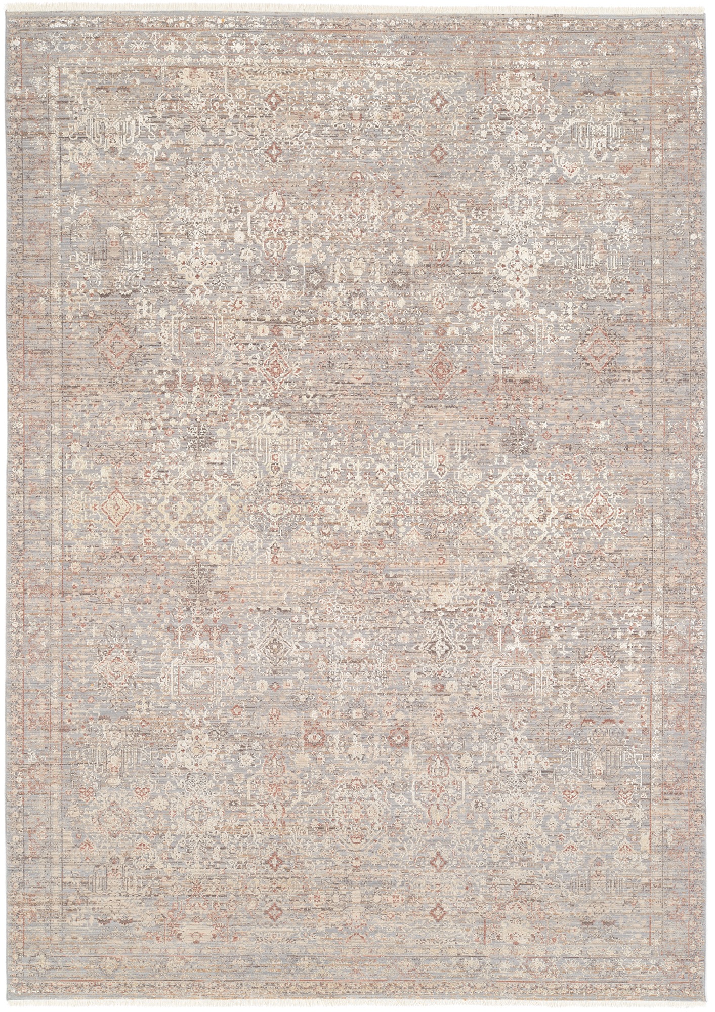 Thumbnail - OCI DIE TEPPICHMARKE Teppich "FARBEN GRANDE" rechteckig 8 mm Höhe Klassisches Muster, eingefasst, in 3-D-Optik, mit Fran...