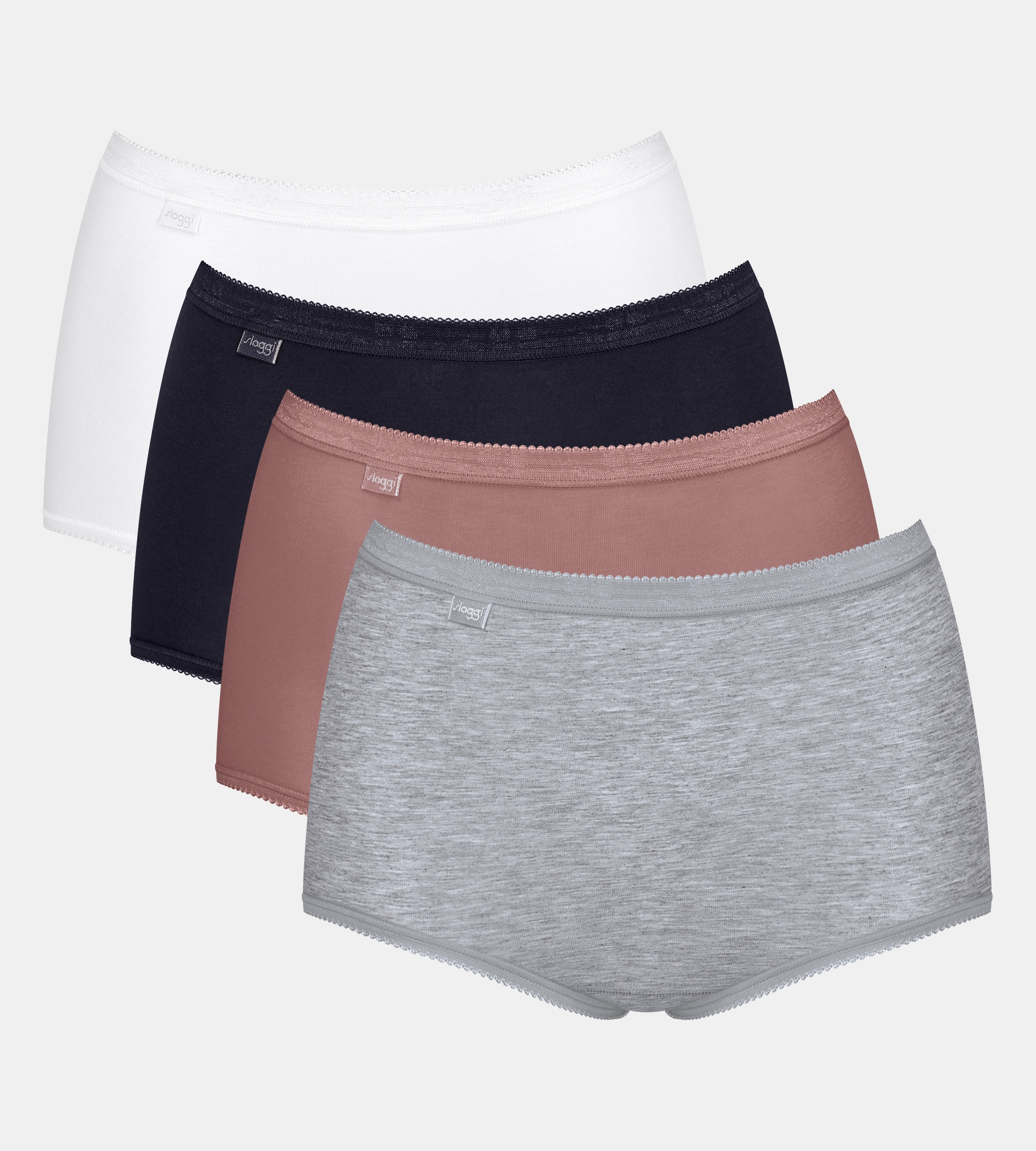 sloggi Maxislip "Basic+", (4er Pack), Baumwollmischung, weiche Nähte, hohe günstig online kaufen
