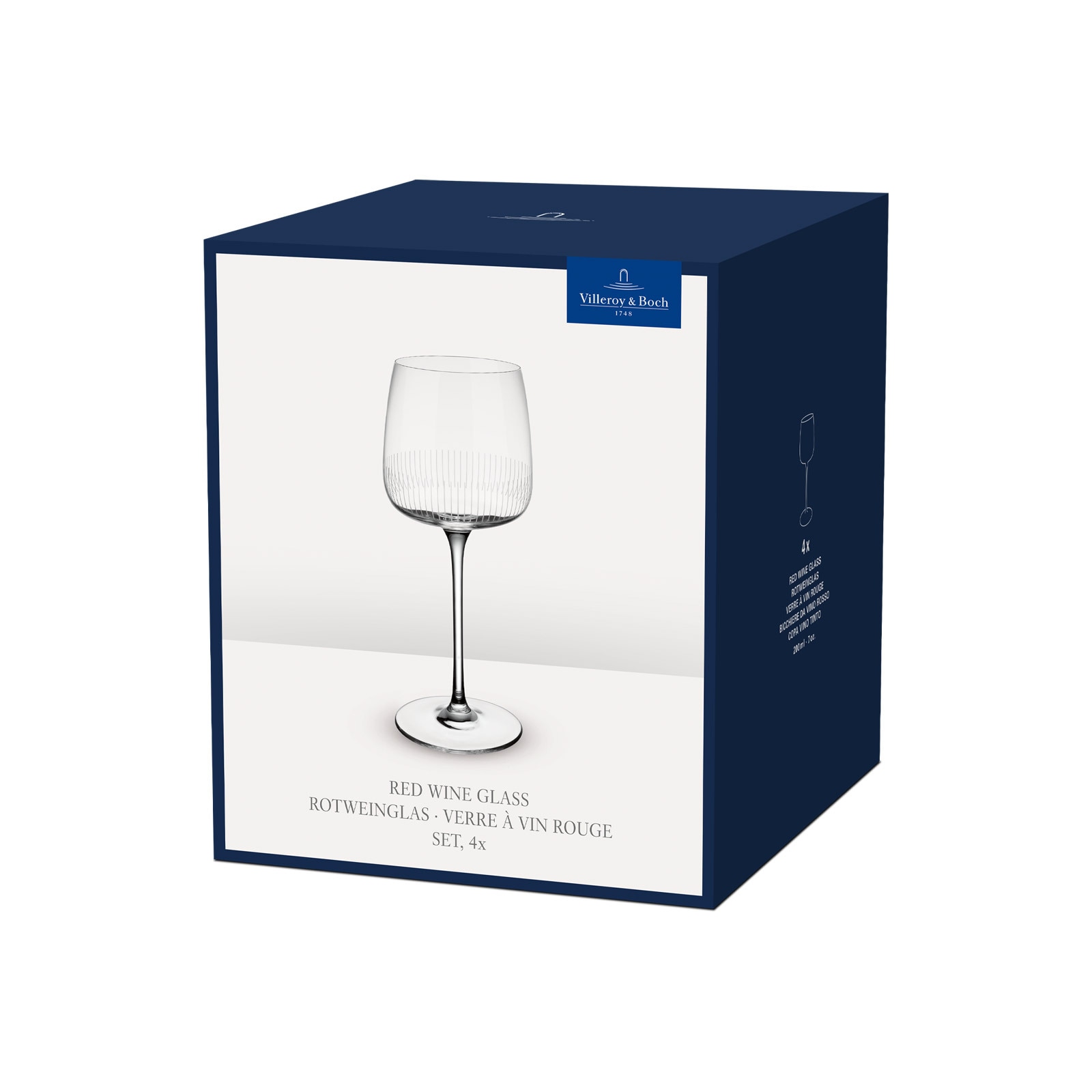 Villeroy & Boch Rotweinglas »Rotweingläser Afina 200 ml 4er Set transparent«
