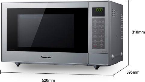 Panasonic Mikrowelle »NN-CT57JMGPG«, Grill und Heißluft, 1000 W