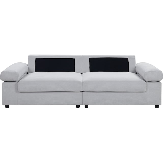 ATLANTIC home collection Big-Sofa, mit Cord-Bezug, XXL-Sitzfläche, mit  Federkern, frei im Raum stellbar bestellen | BAUR