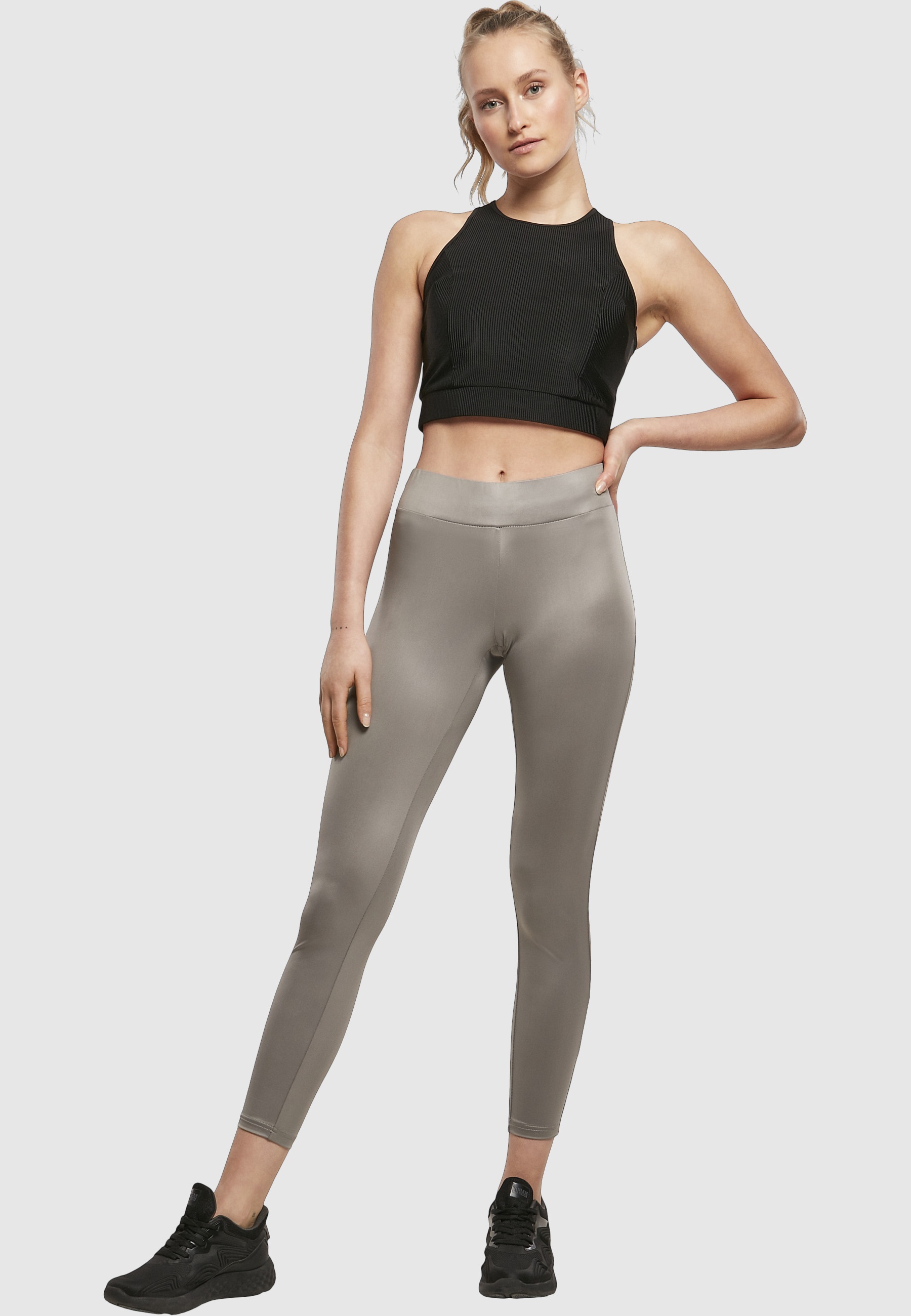 URBAN CLASSICS Leggings »Urban Classics Damen Ladies Synthetic Leather Leggings«
