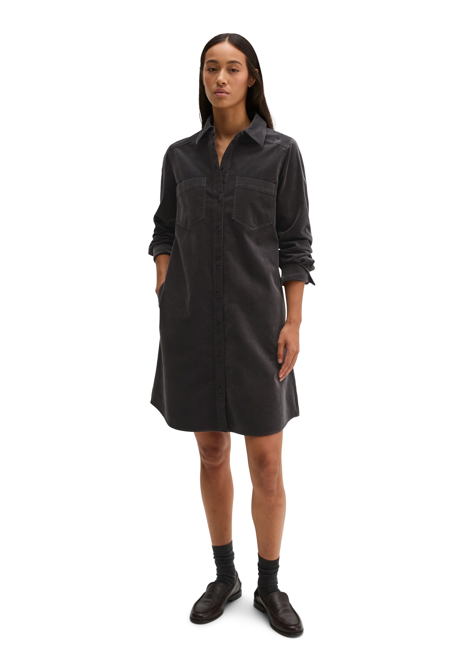 Marc O'Polo Hemdblusenkleid »aus Organic Cotton Stretch«
