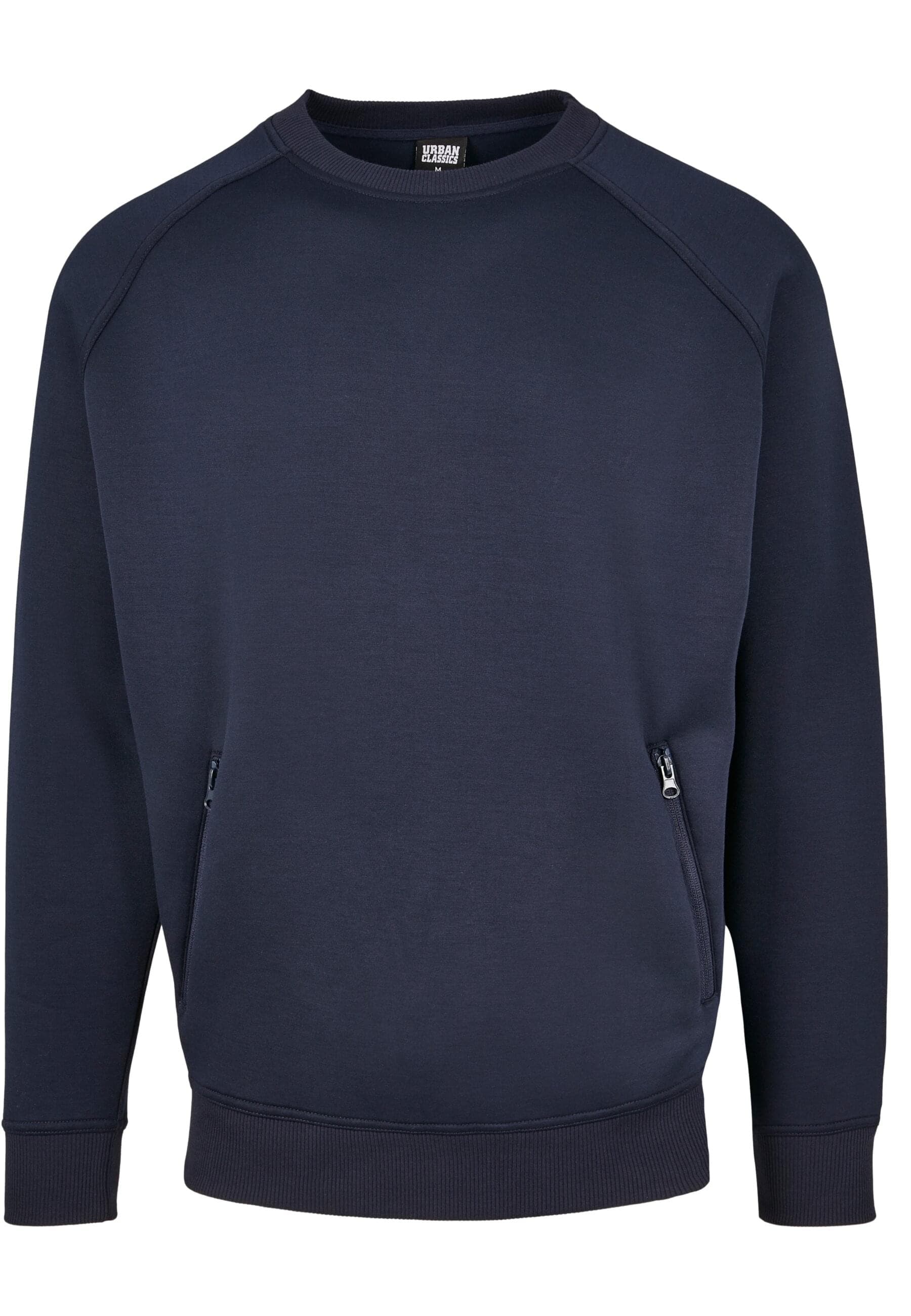 URBAN CLASSICS Rundhalspullover "Urban Classics Herren Raglan Zip Pocket Cr günstig online kaufen