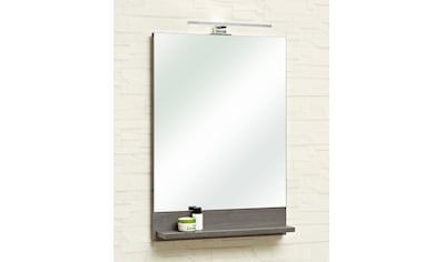 Badspiegel »Quickset Bad Flächenspiegel mit Ablage, 50 cm breit, ohne Beleuchtung«,...