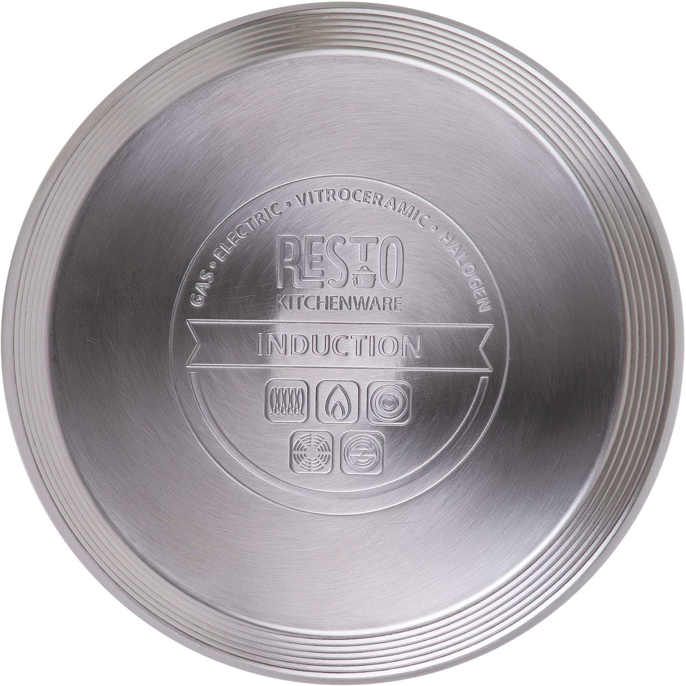 RESTO Kitchenware Wasserkessel »Lyra, Flötenkessel 2,7 l mit wärmespeicherndem Boden im Geschenkkarton«, Edelstahl, (1 tlg.), mit ergonomischem, wärmeableitenden Bakelit-Griff