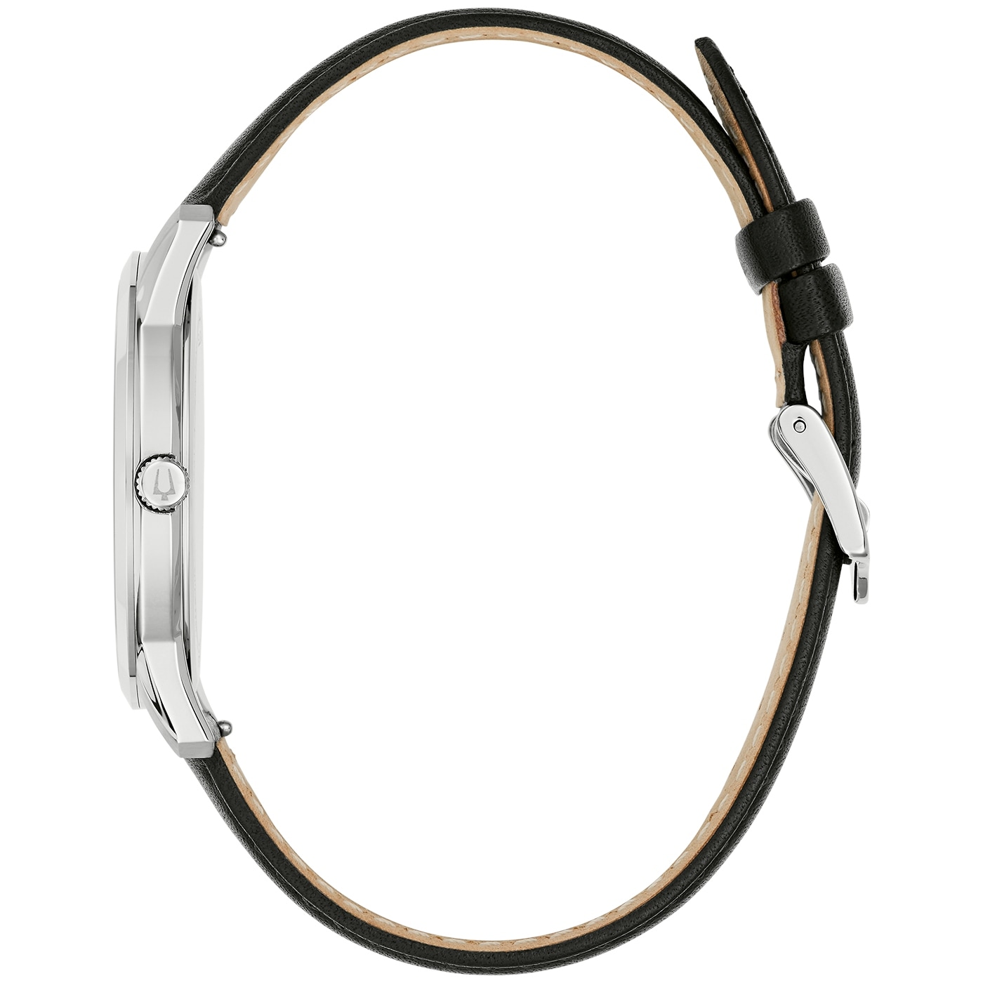 Bulova Quarzuhr »Sutton« Armbanduhr, Damenuhr, Herrenuhr, Lederarmband, analog, Datum