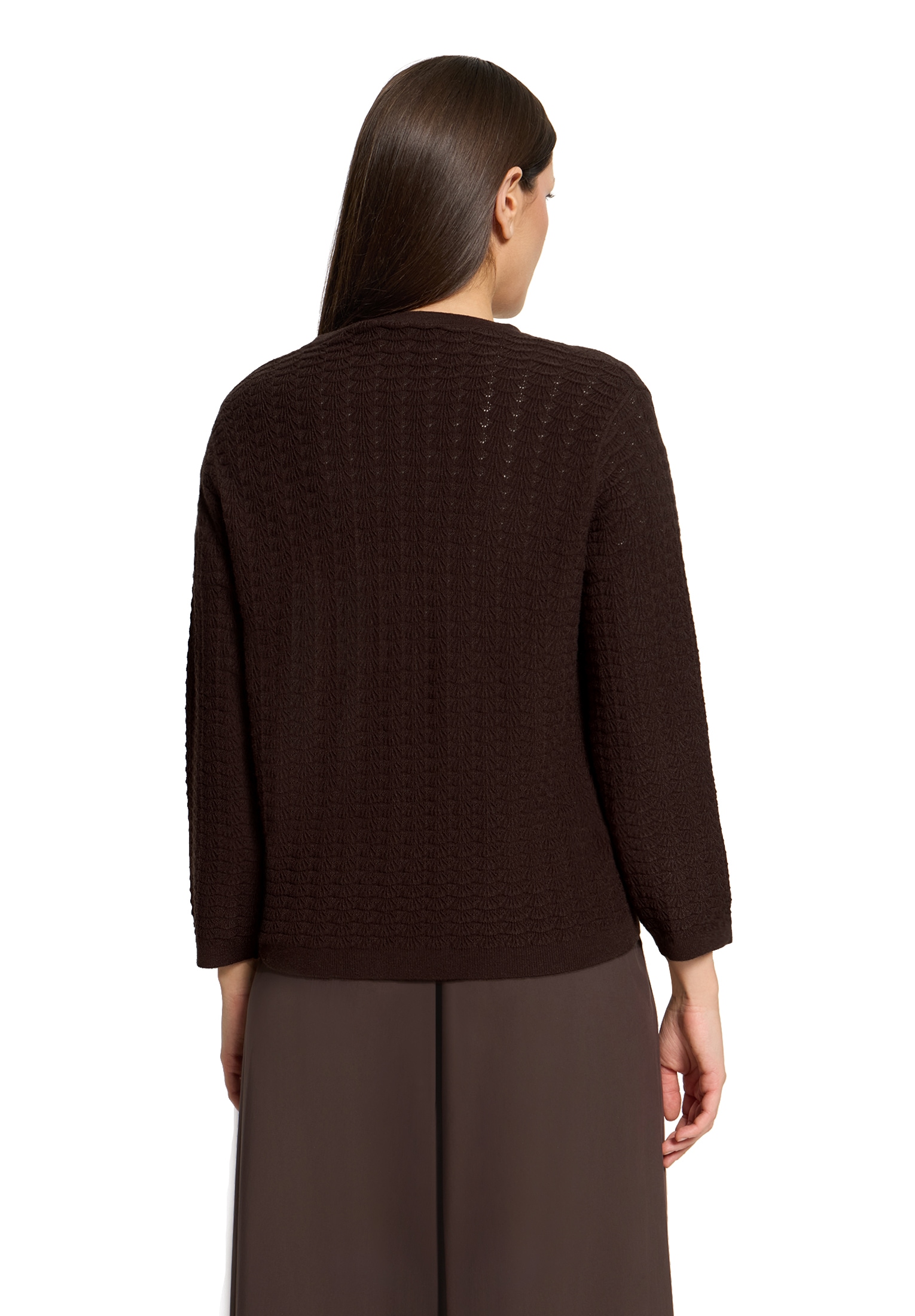 Cartoon Strickjacke »Damen mit V-Ausschnitt« 1