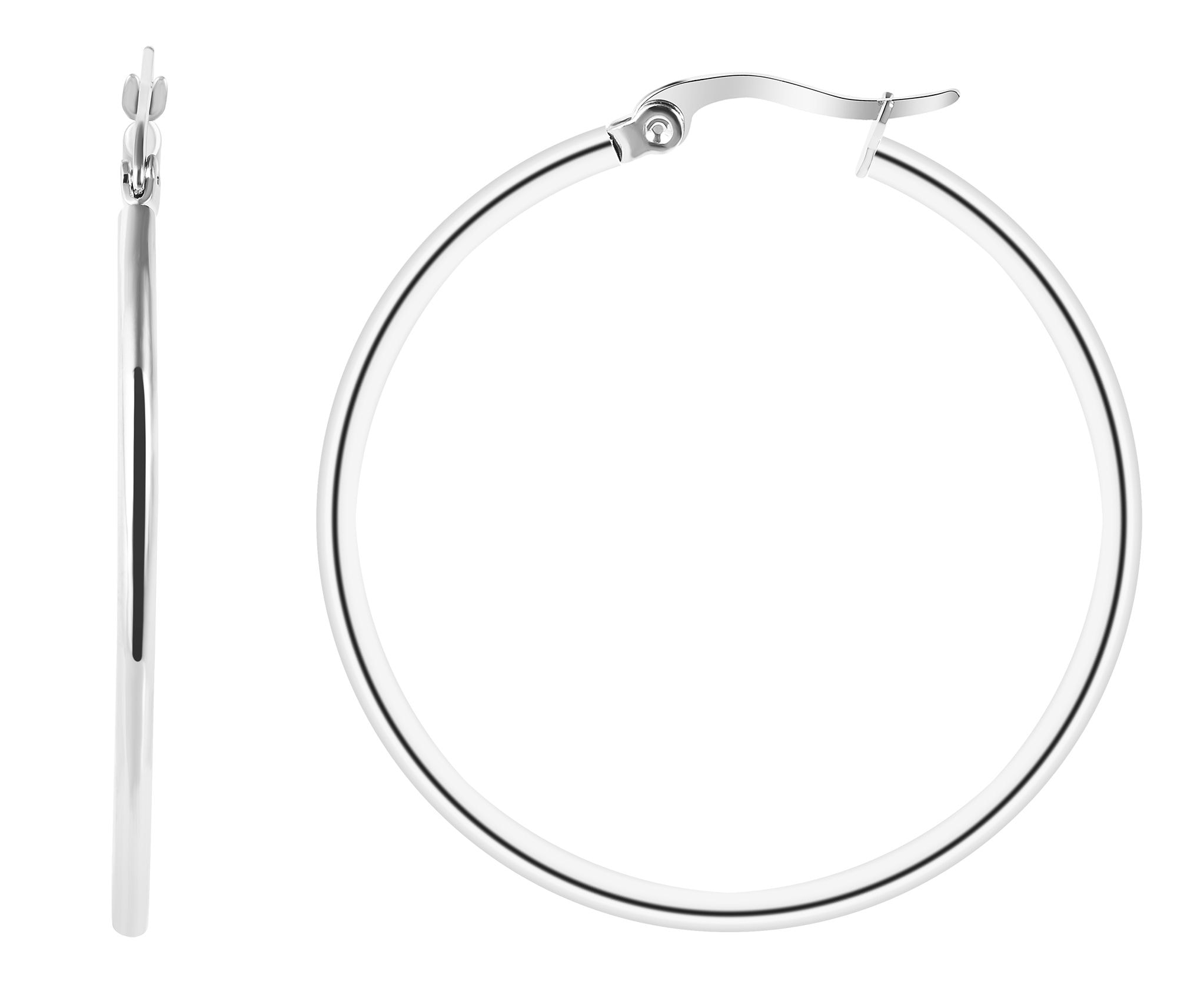 Adelia´s Paar Creolen "Damen Ohrringe – Creole aus Edelstahl" Perfekt als G günstig online kaufen