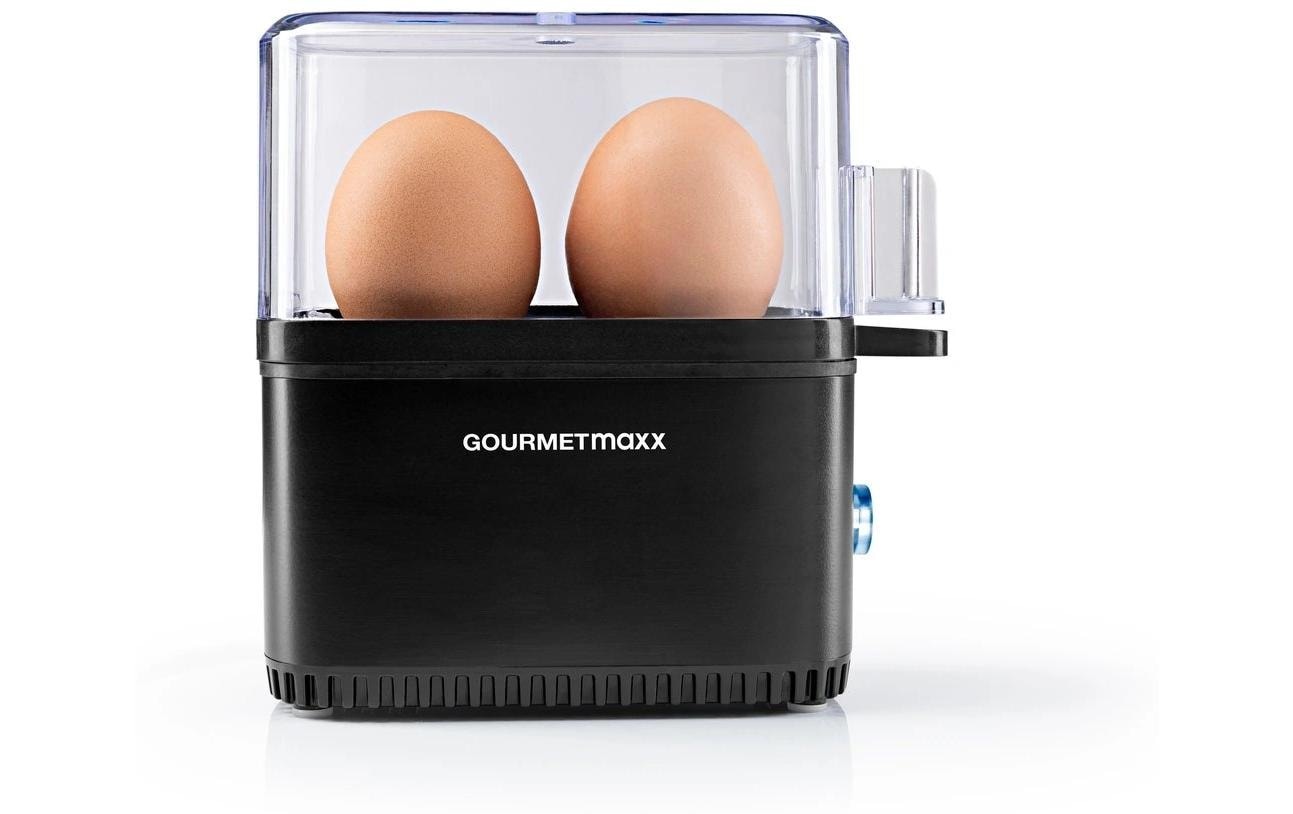 GOURMETmaxx Eierkocher »Kompakt 2.0 250 W« für 2 Stk. Eier 250 W Kompakter Design-Eierkocher für zwei Frühstückseier