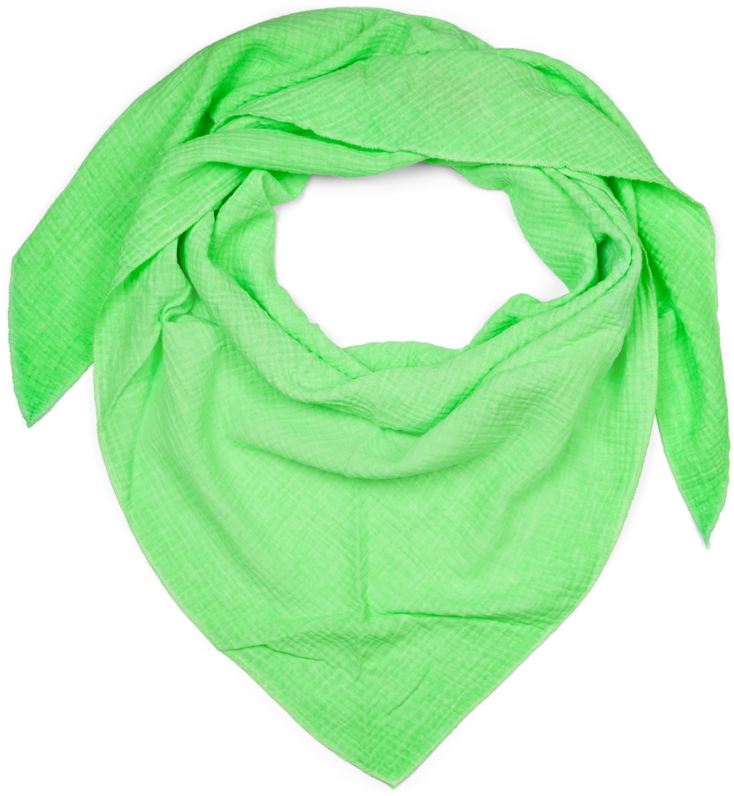 styleBREAKER Dreieckstuch "Musselin Dreiecktuch Einfarbig" 1 Stk.