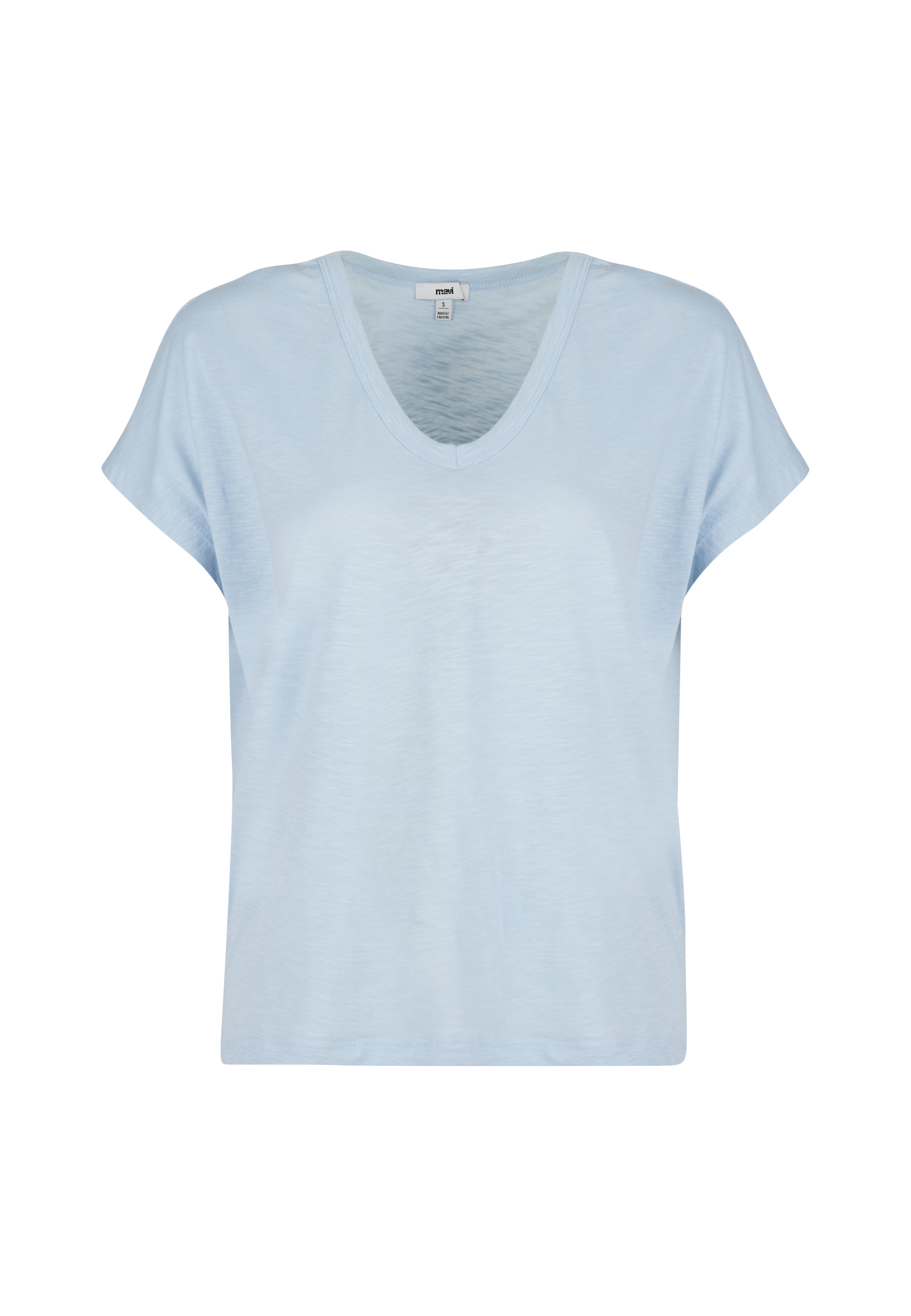 Mavi T-Shirt »SHORT SLEEVE BASIC«, T-Shirt V-Neck