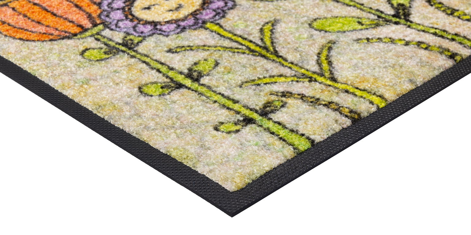 wash+dry by Kleen-Tex Fußmatte »Friendly Flowers«, rechteckig, 7 mm Höhe