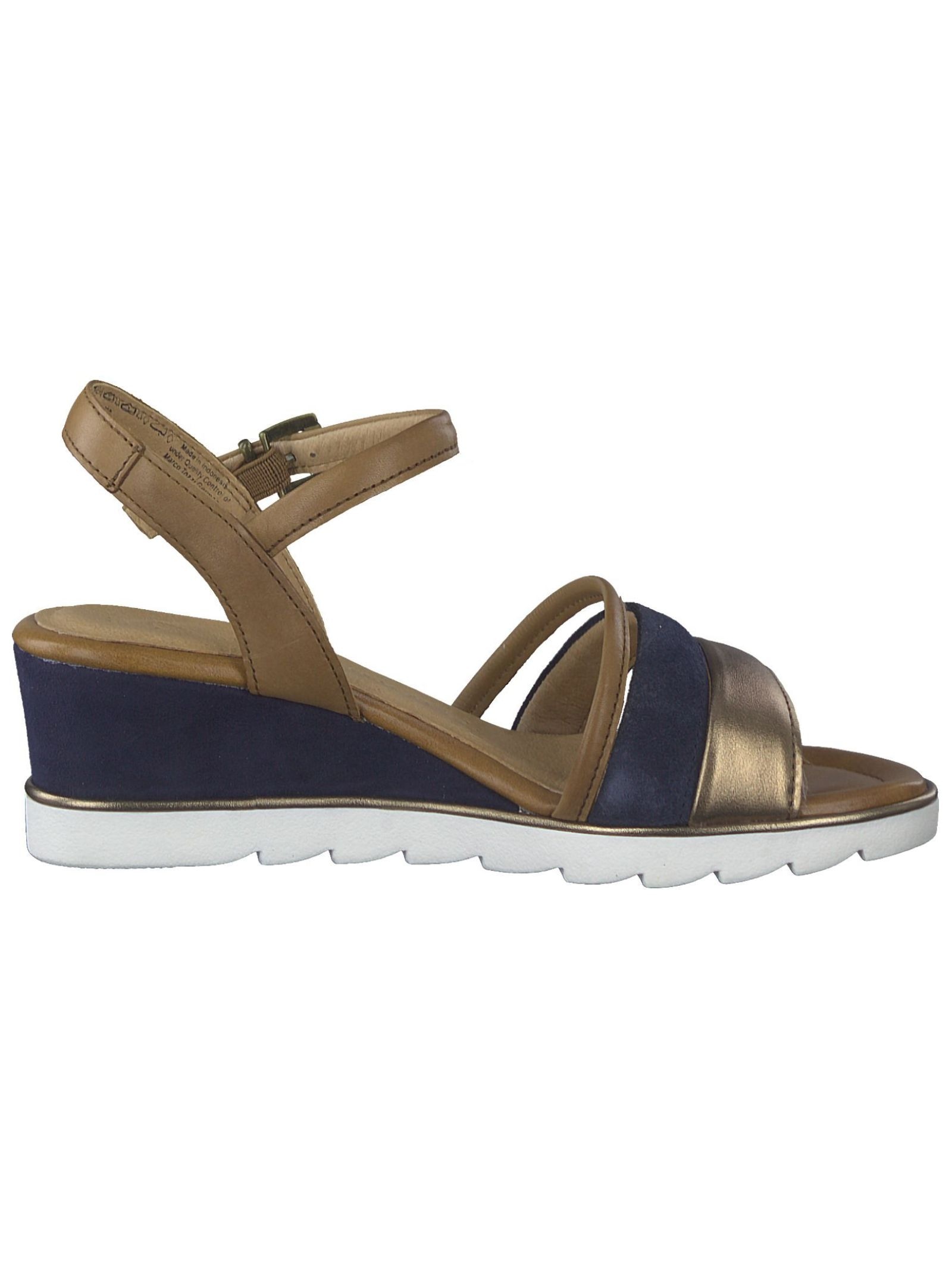 MARCO TOZZI Keilsandalette »Marco Tozzi Sandalen Leder/Textil«
