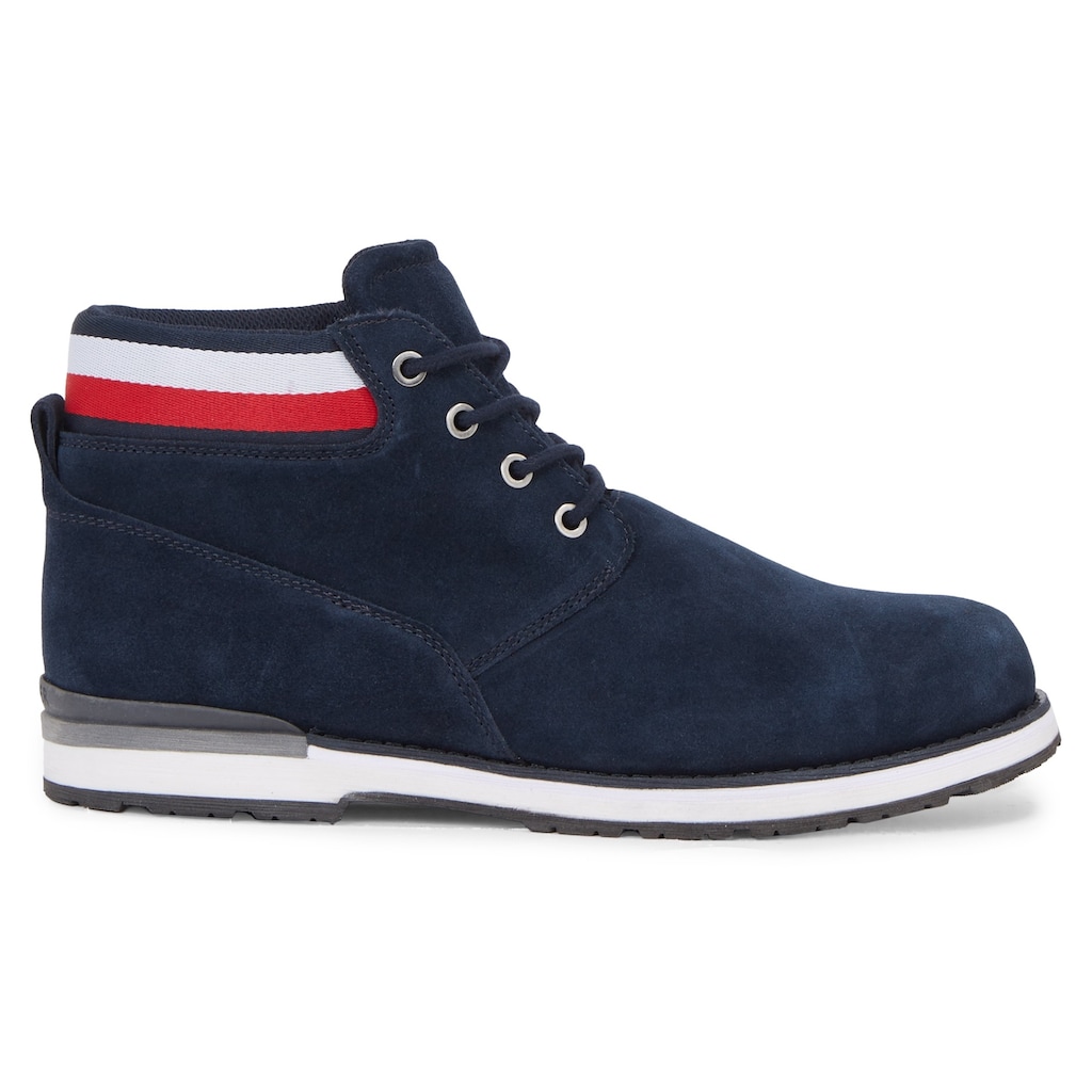 Tommy Hilfiger Schnürboots »CORE HILFIGER SUEDE BOOT«