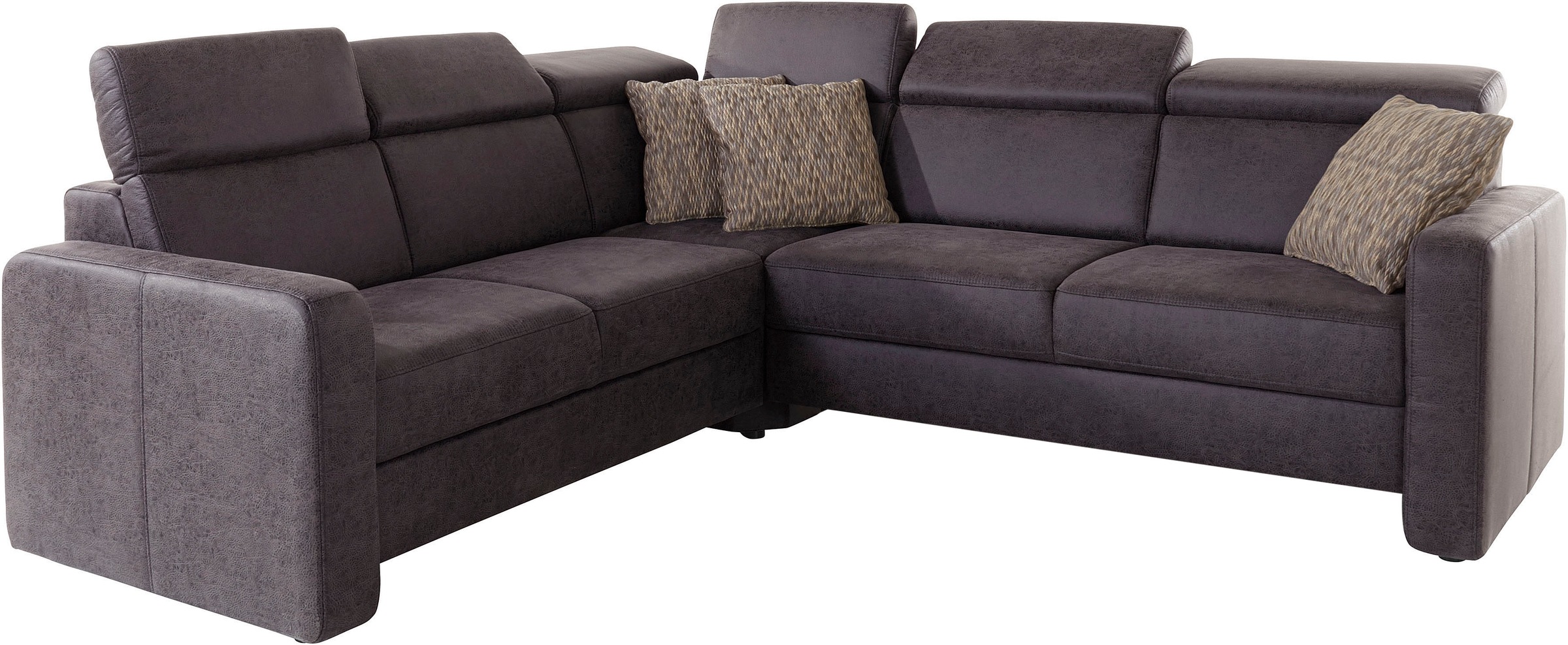 sit&more Ecksofa »Bologna L-Form«, Kopfteilverstellung, wahlweise mit Bettfunktion und Schubkasten