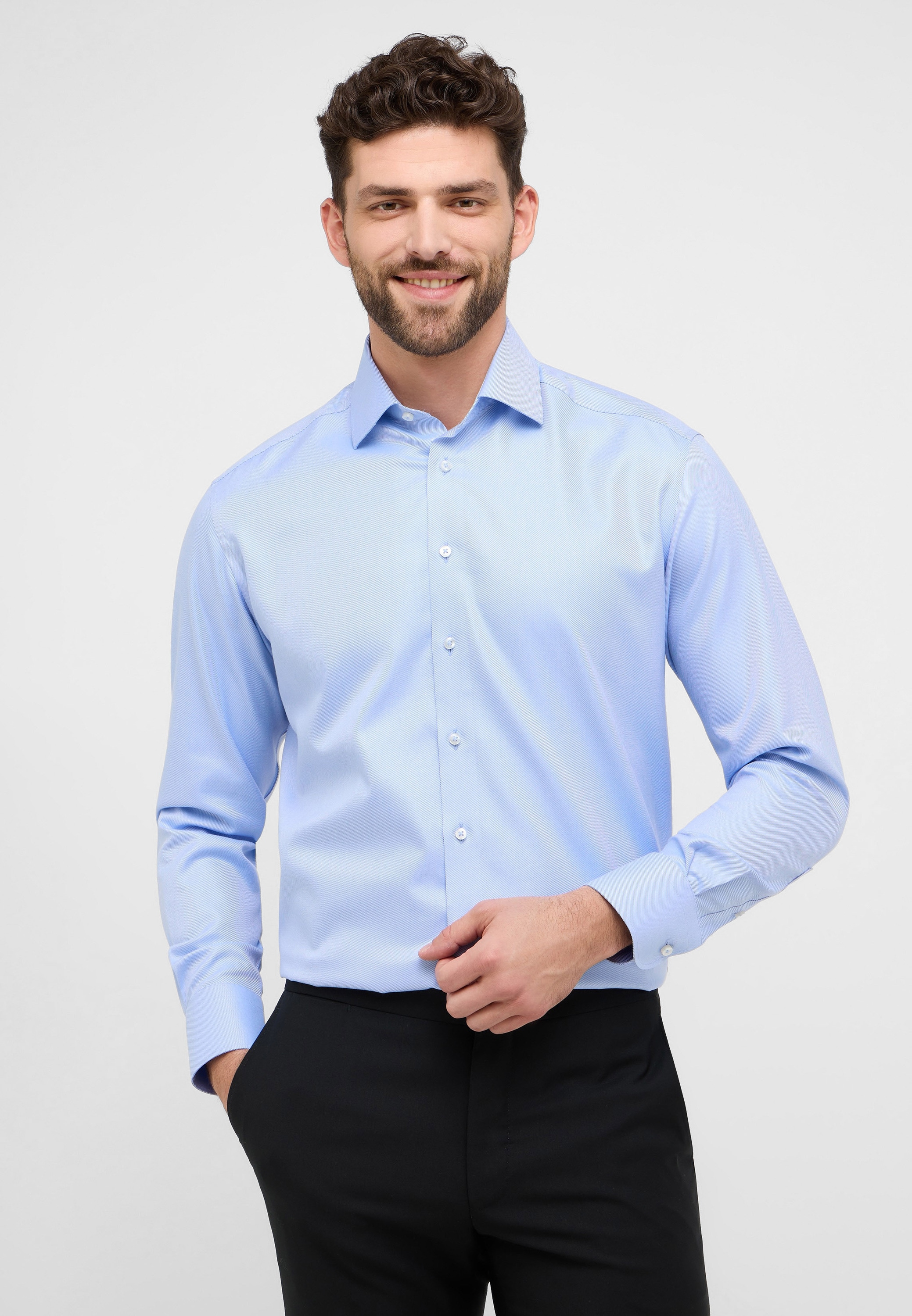Eterna Langarmhemd "COMFORT FIT", NEVER IRON (bügelfrei) günstig online kaufen