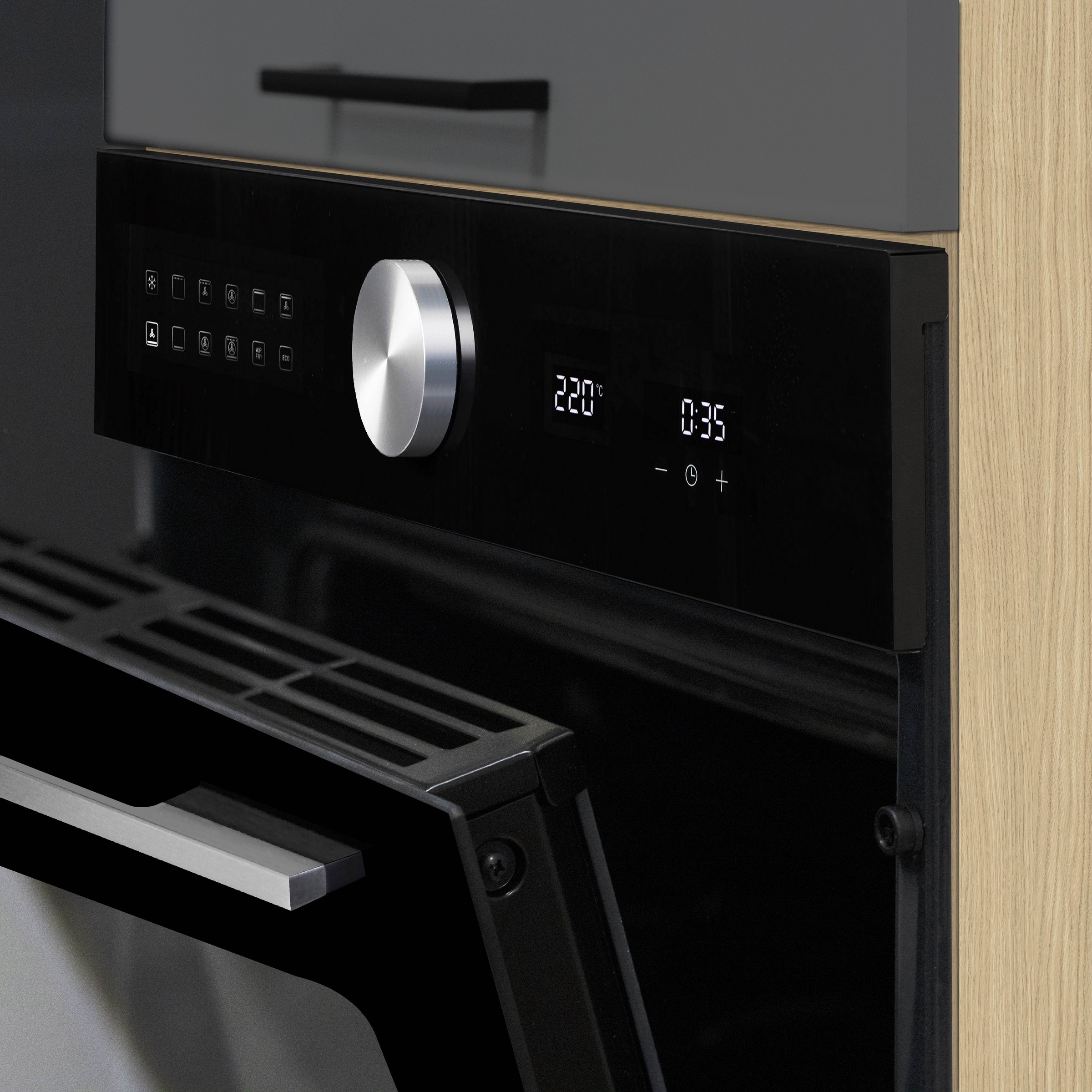 KOCHSTATION Küchenzeile »Luna, Küchenblock, Kücheninsel, Hängeschrank, Made in Italy« 3er-Set, Metallgriffe, Soft-Close-Funktion, inklusive Spüle
