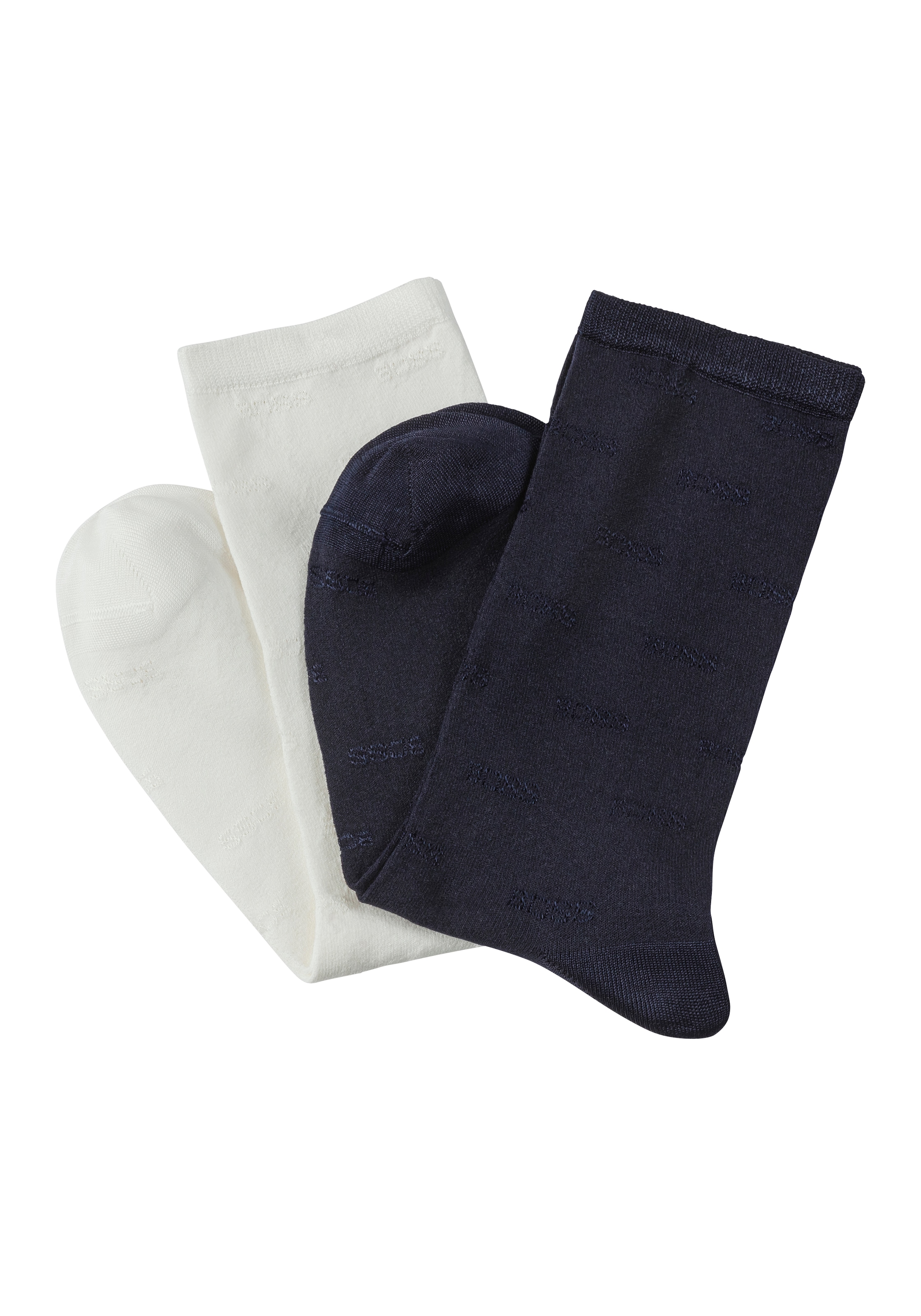 BOSS Socken "2P RS BOSS Ao VI W" Packung, 2er Pack, 2 Stk. tlg. mit tonigen günstig online kaufen