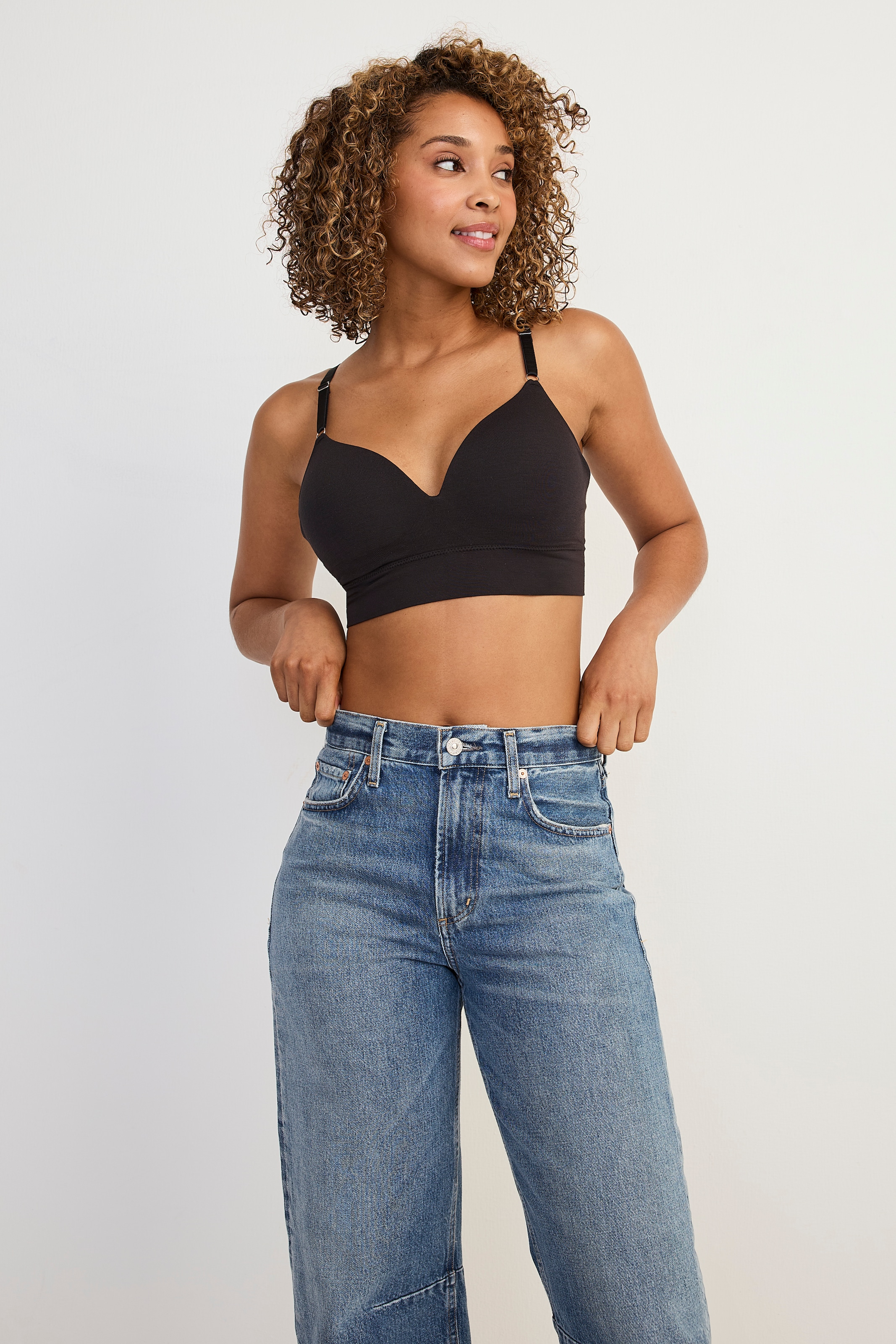 Jockey Bralette »SEAMFREE COMFORT«, Tiefer V-Ausschnitt, schmale Träger, ohne Seitennähte