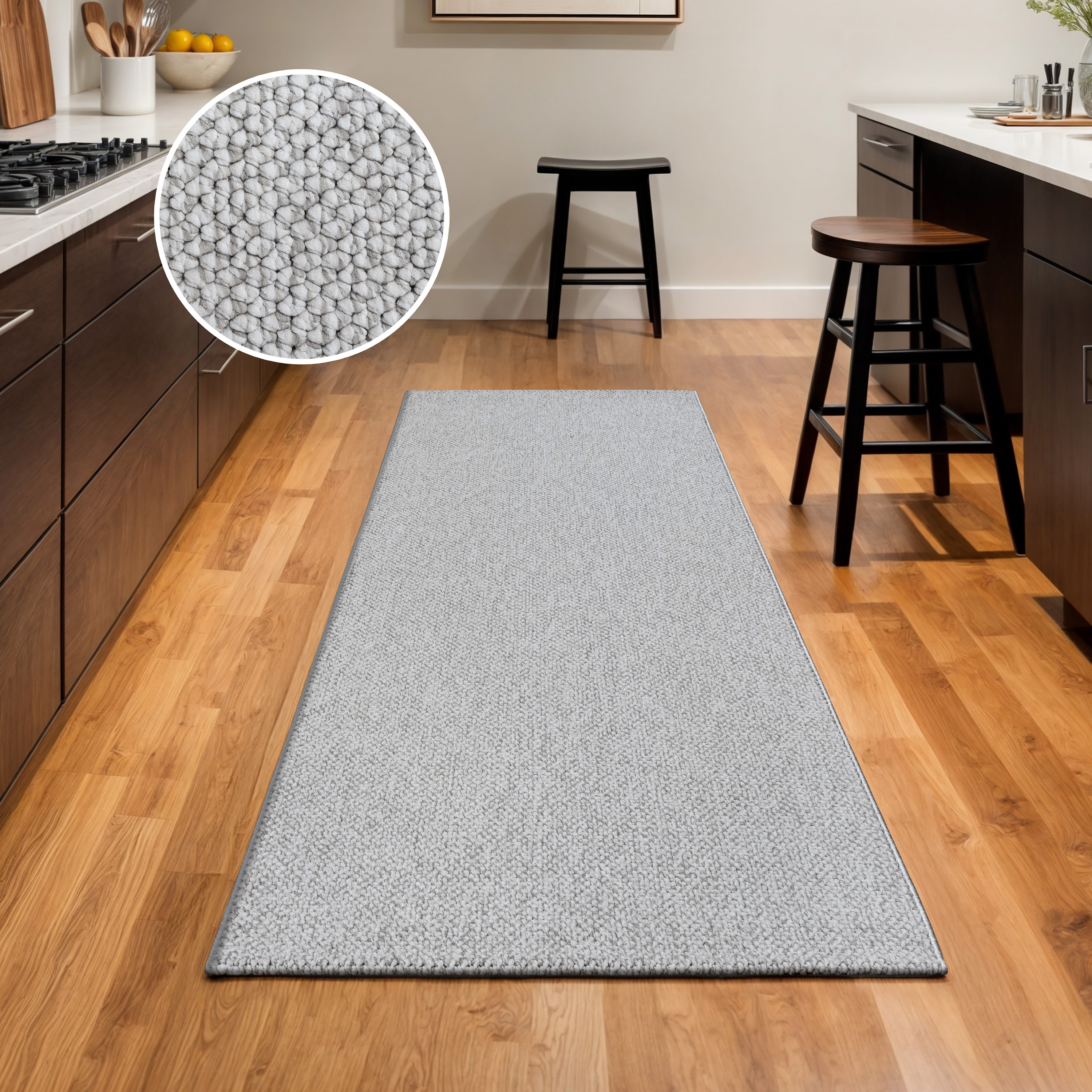 Sanat "Lora Plus, auch als Läufer" rechteckig 5 mm Höhe Kurzflor, uni, gekettelt, Wohnzimmer, Kinderzimmer