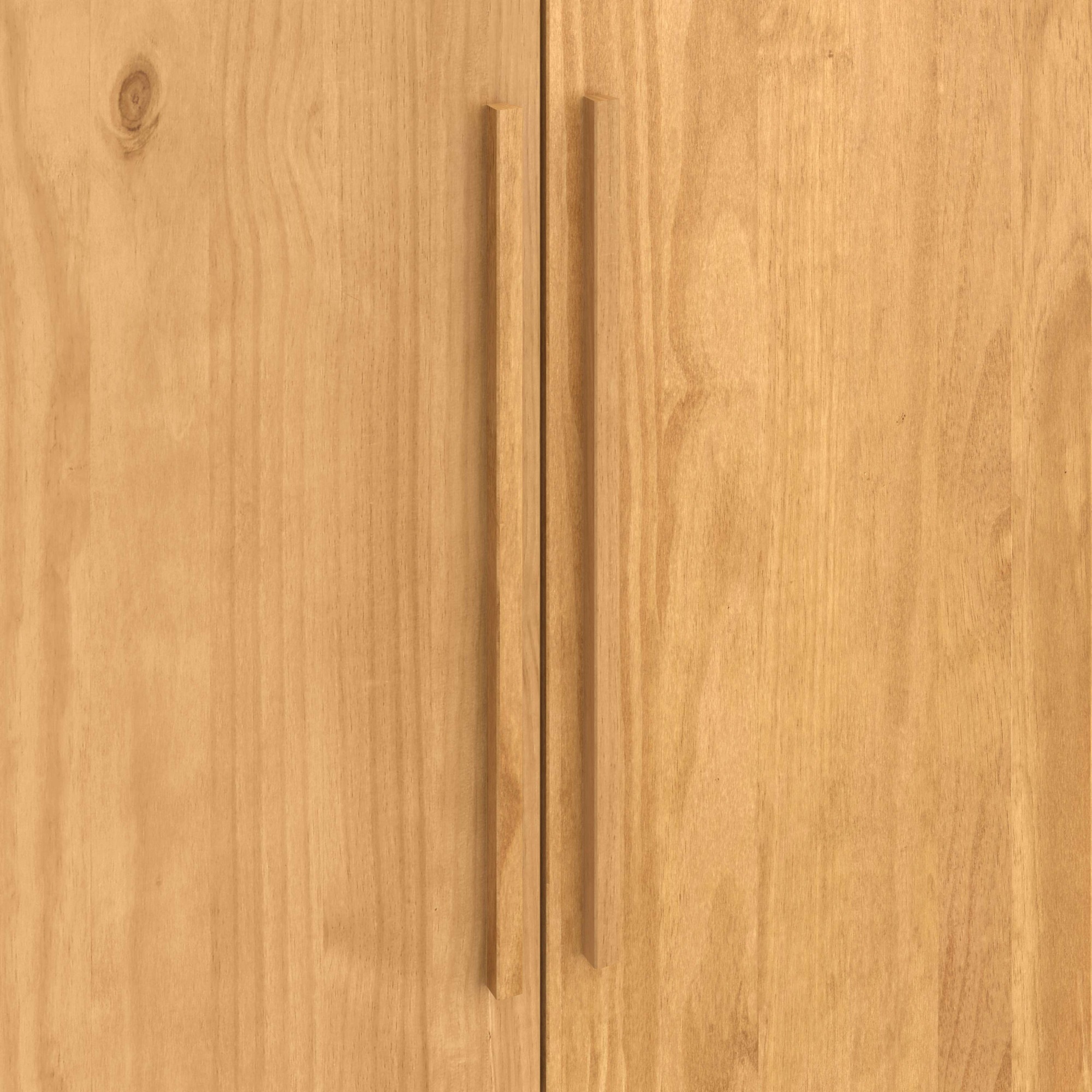 OTTO home Highboard »Vara, Kommode mit 2 Türen und 2 variabel einsetzbare Einlegeböden« aus massivem Kiefernholz, mit 2 Einlegeböden, Breite 90cm, Höhe 120cm