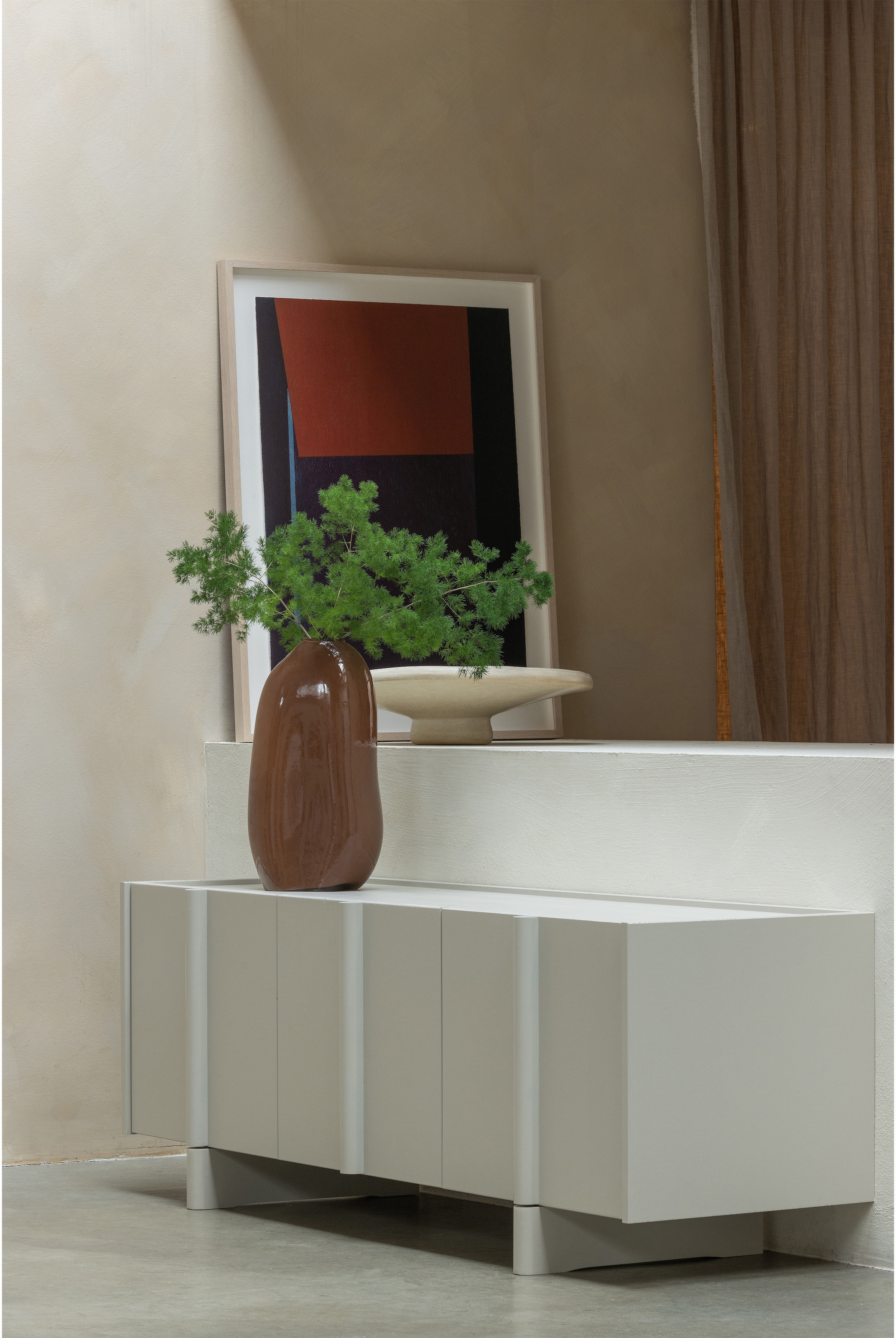 WOOOD Lowboard »WOOOD BASU TV MEUBEL 152 CM« Basu-Kollektion von WOOOD mit skandinavischem Design und FSC®