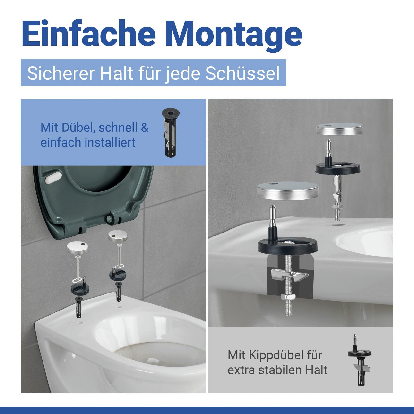 WENKO WC-Sitz »Ottana« Mit Absenkautomatik