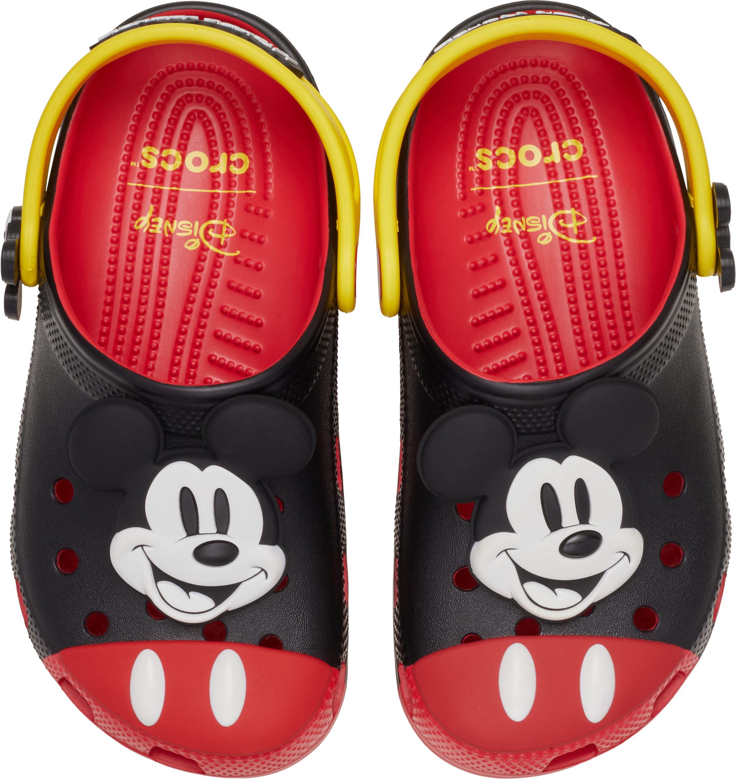 Crocs Clog »Mickey Mouse Classic Clog K«  Sommerschuh, Hausschuh, Strandschuh mit schwenkbarem Fersenriemen