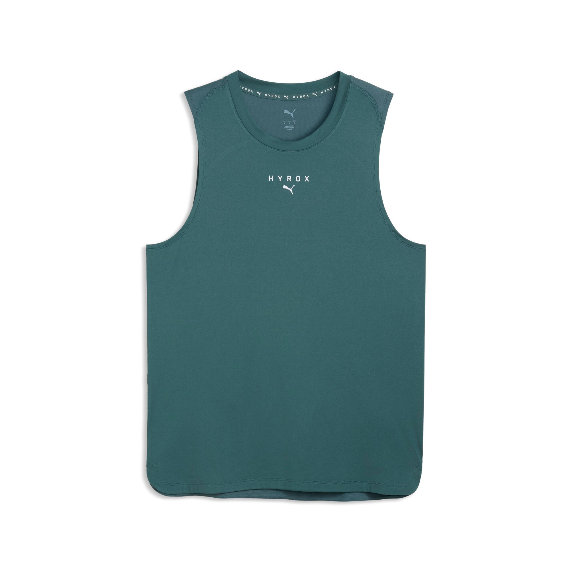 PUMA Tanktop "M X HYROX CLOUDSPUN TANK" ärmelloses Design, mit Rundhalsausschnitt, in normaler Länge