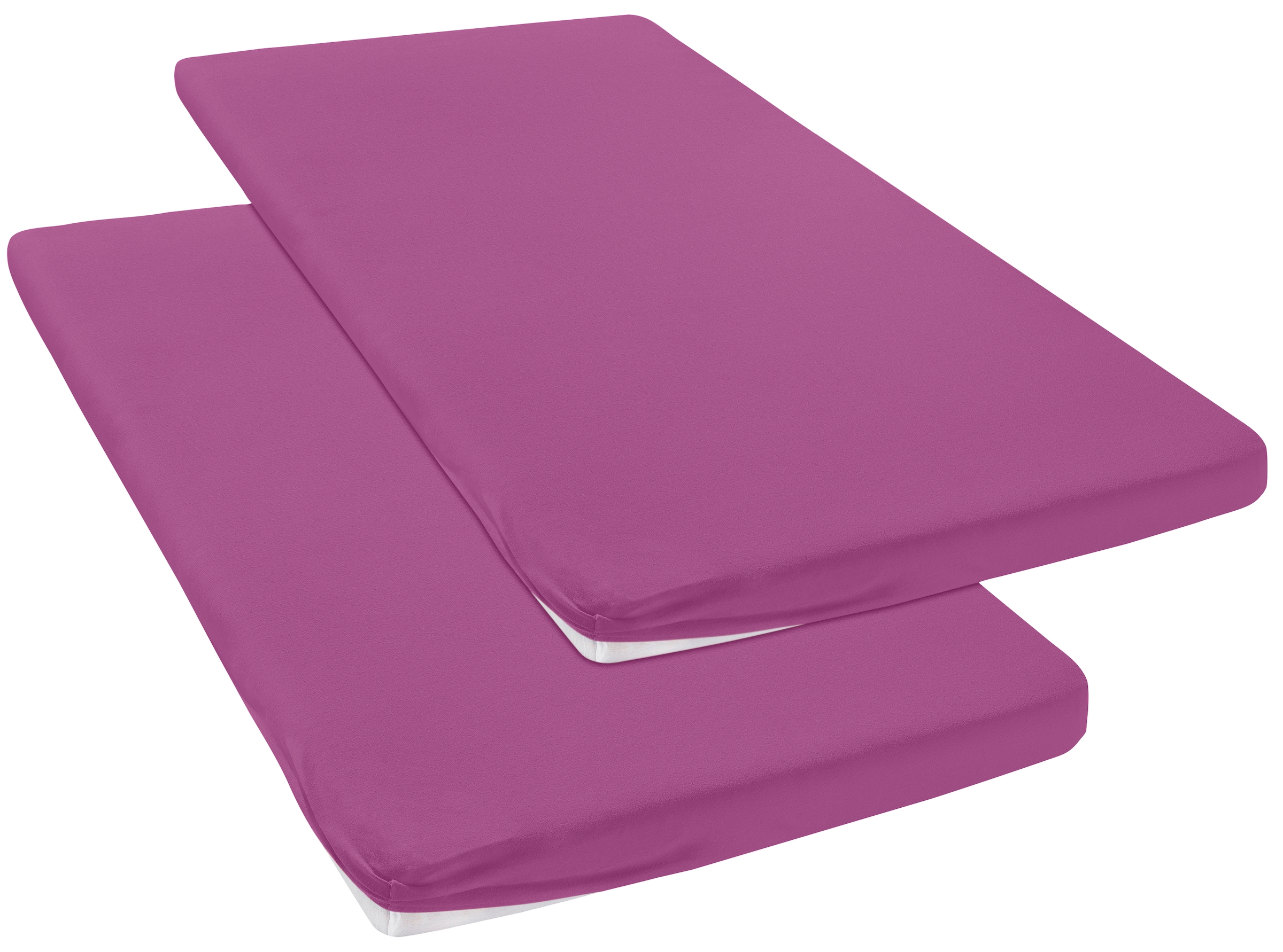 OTTO home Spannbettlaken "Topper Basic, in Gr. 90x200, 140x200 oder 180x200 cm" Baumwolle, Matratzen bis 8 cm Höhe, Bettlaken, Spannbetttuch, Laken
