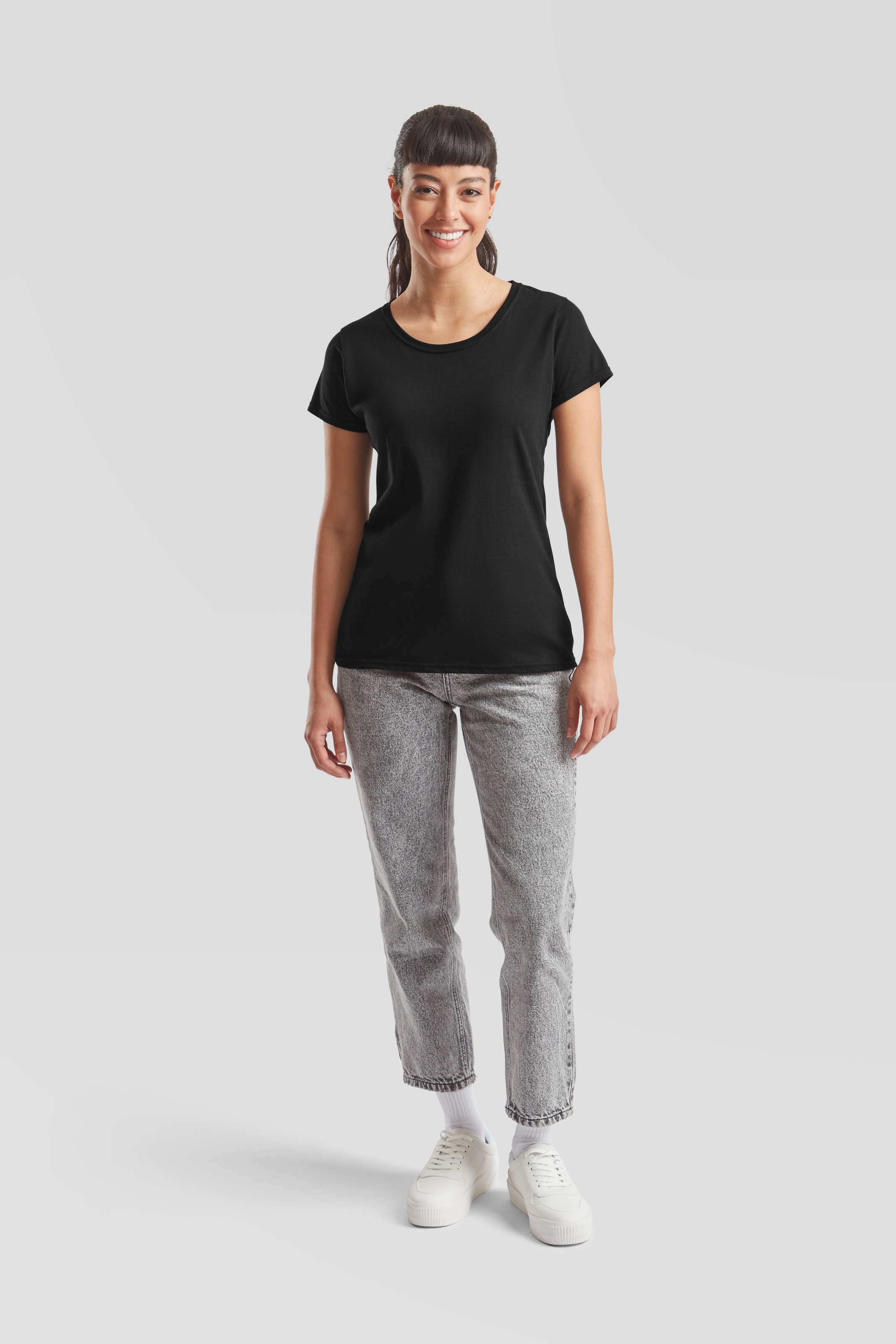 Fruit of the Loom Rundhalsshirt Packung, 5 Stk. original T. LADY-FIT im 5er Pack