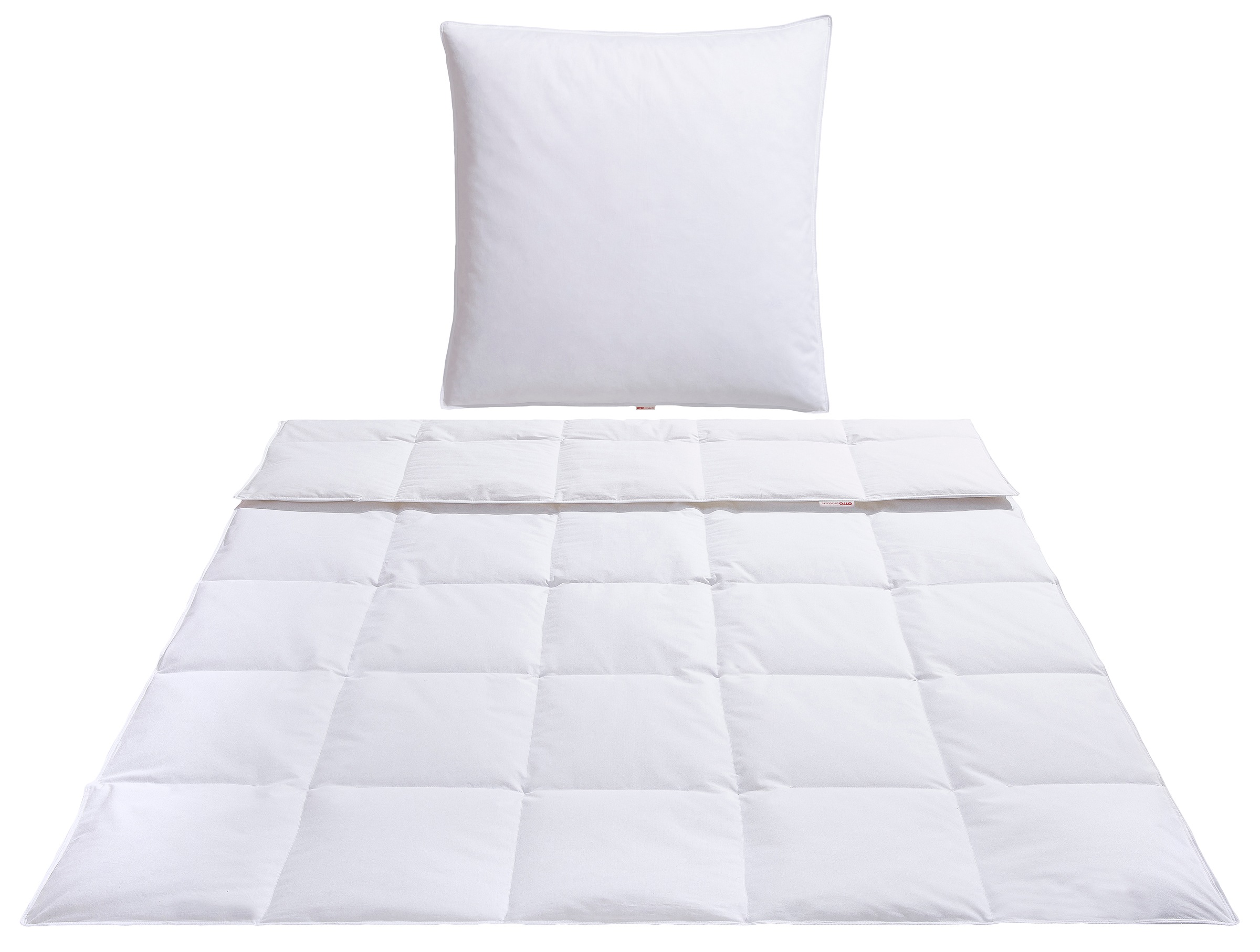 OTTO products Daunenbettdecke + Federkissen »Jannika...