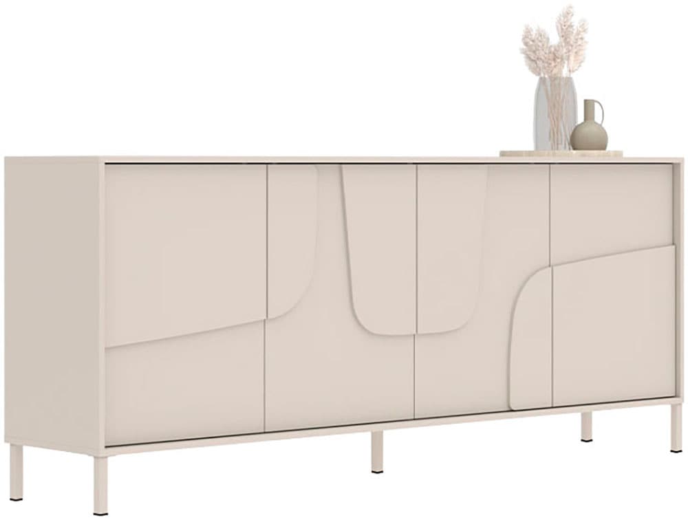 INOSIGN Sideboard "Stone, 205 cm breit, 4 Türen, Anrichte, Kommode, Staurau günstig online kaufen
