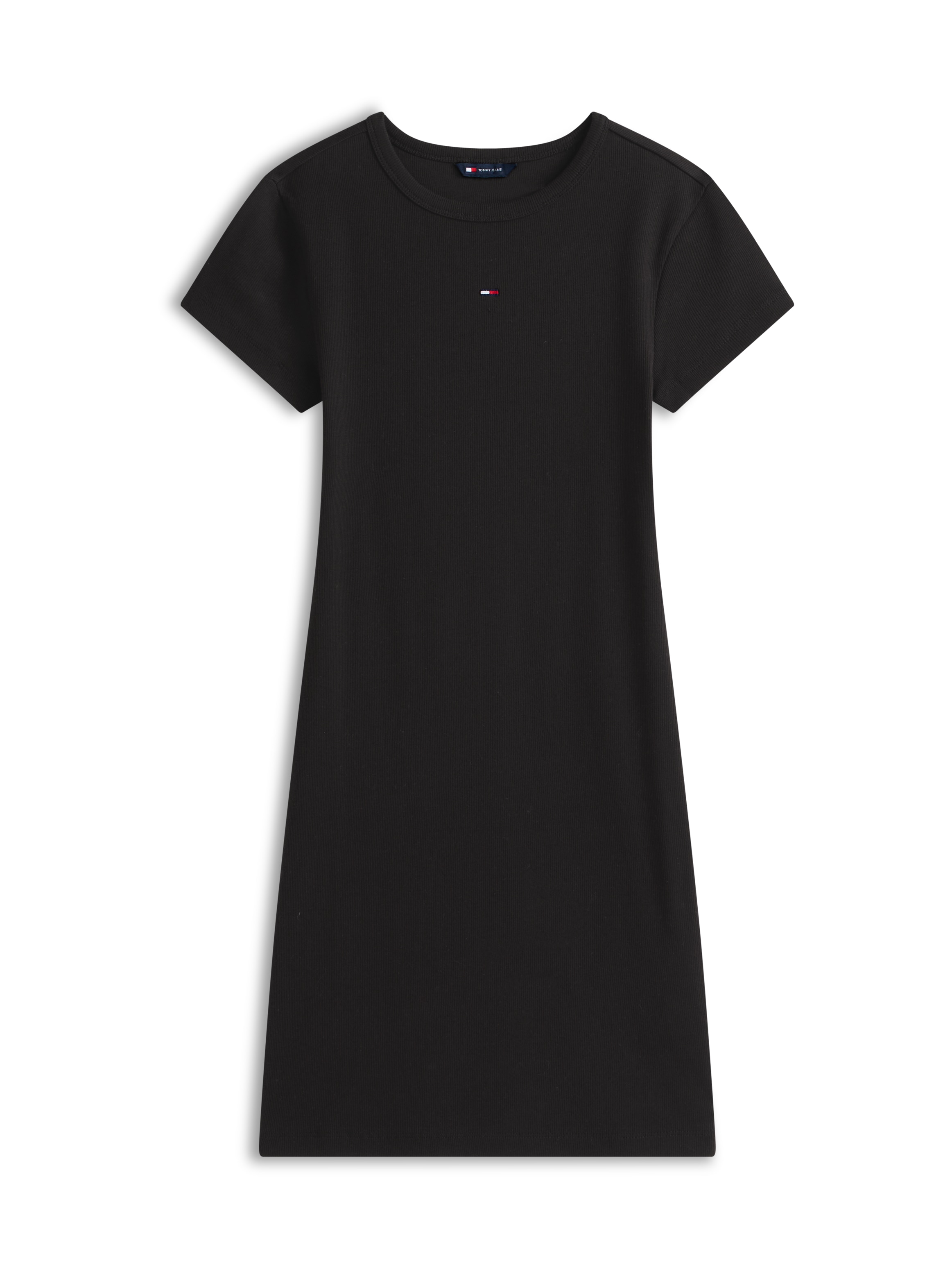 Tommy Jeans Minikleid »TJW MINI BODYCON RIB SS DRESS« mit gerippter Struktur, Slim Fit