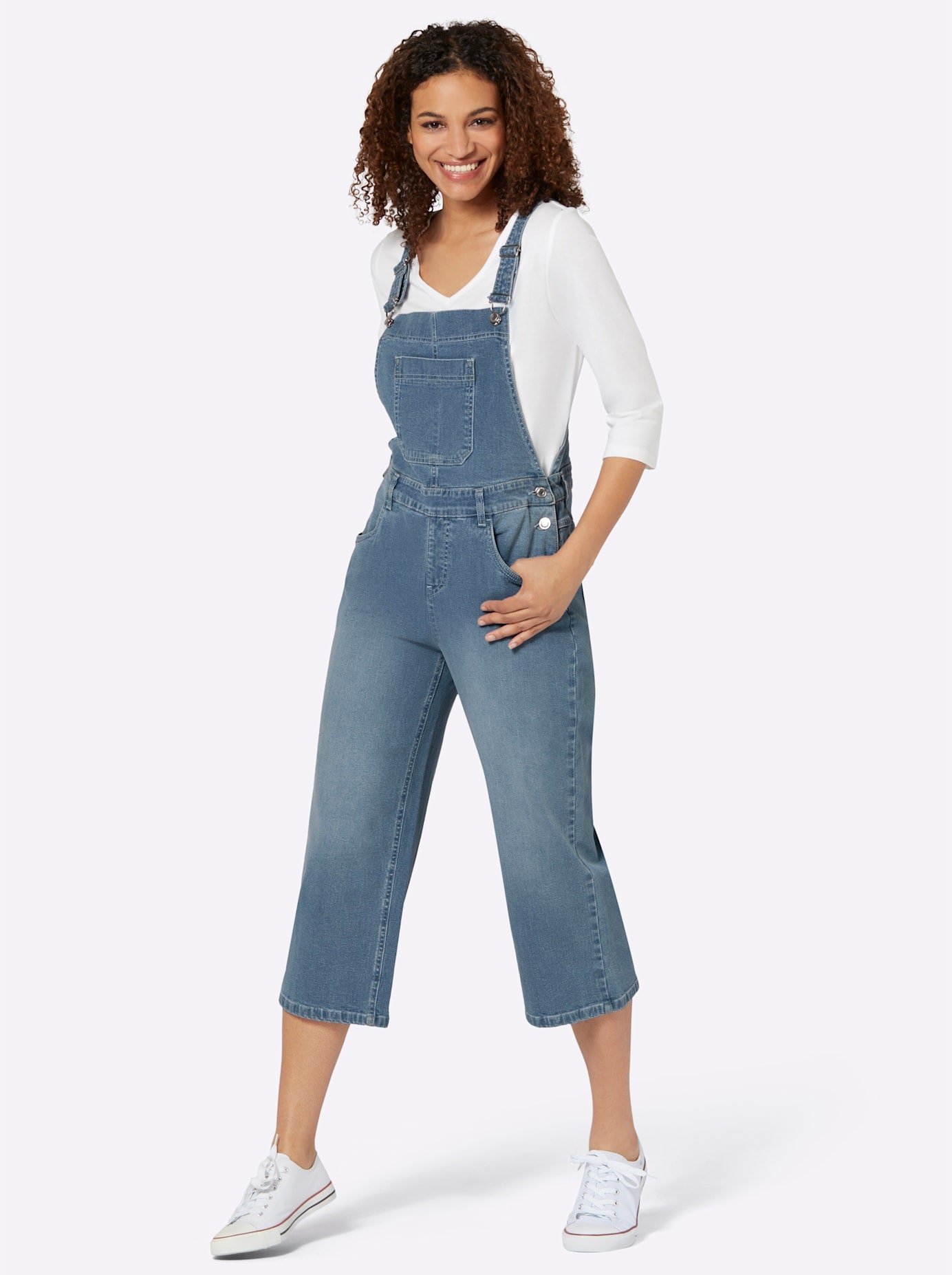 Casual Looks Jeanslatzhose 1 Stk. günstig online kaufen