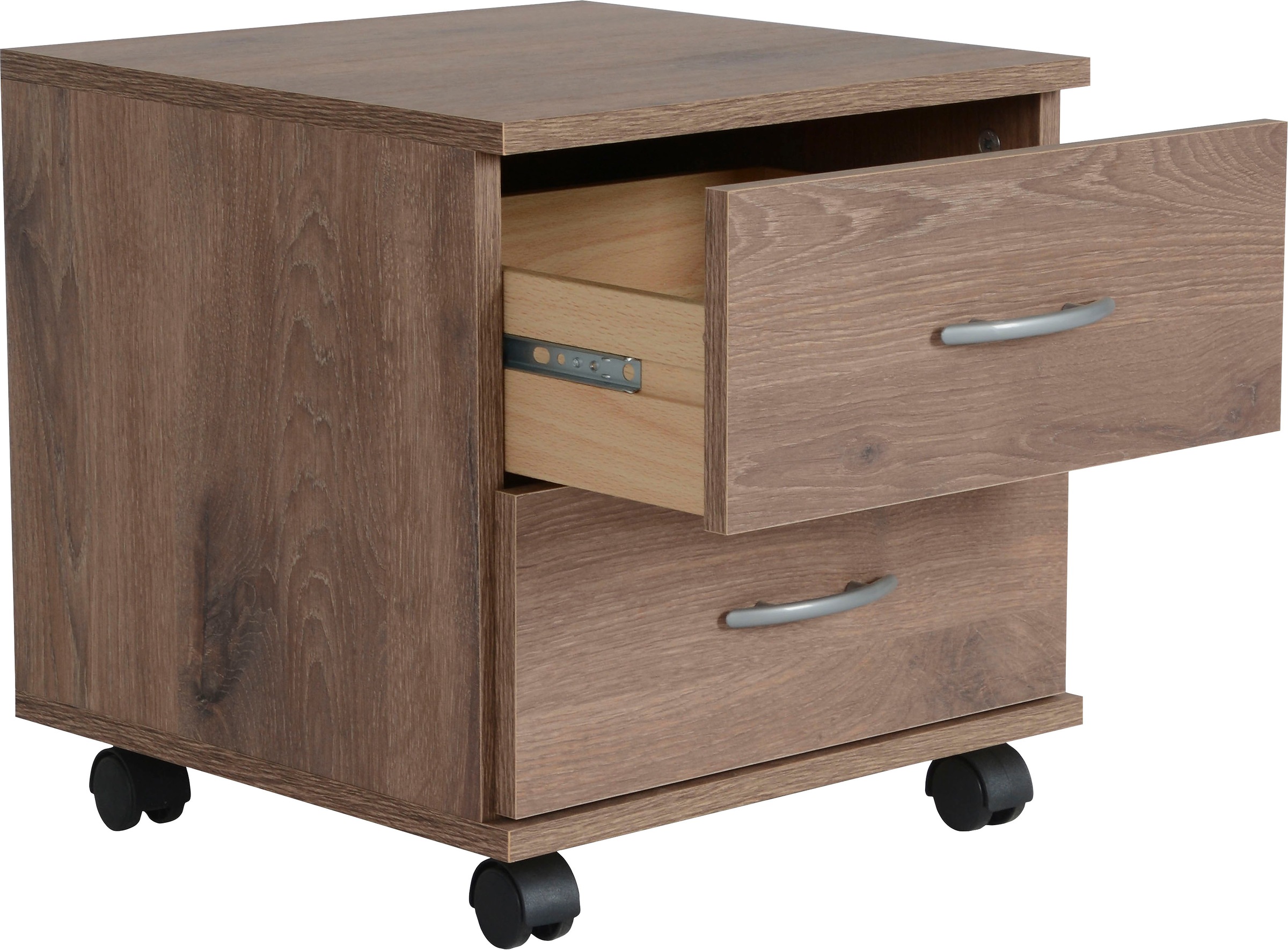 VOGL Möbelfabrik Rollcontainer »Barrie, Bürocontainer, Nachtschrank«, (1 St.), Ausführungen mit/ohne Schubladen, Höhe 41 cm, Made in Germany