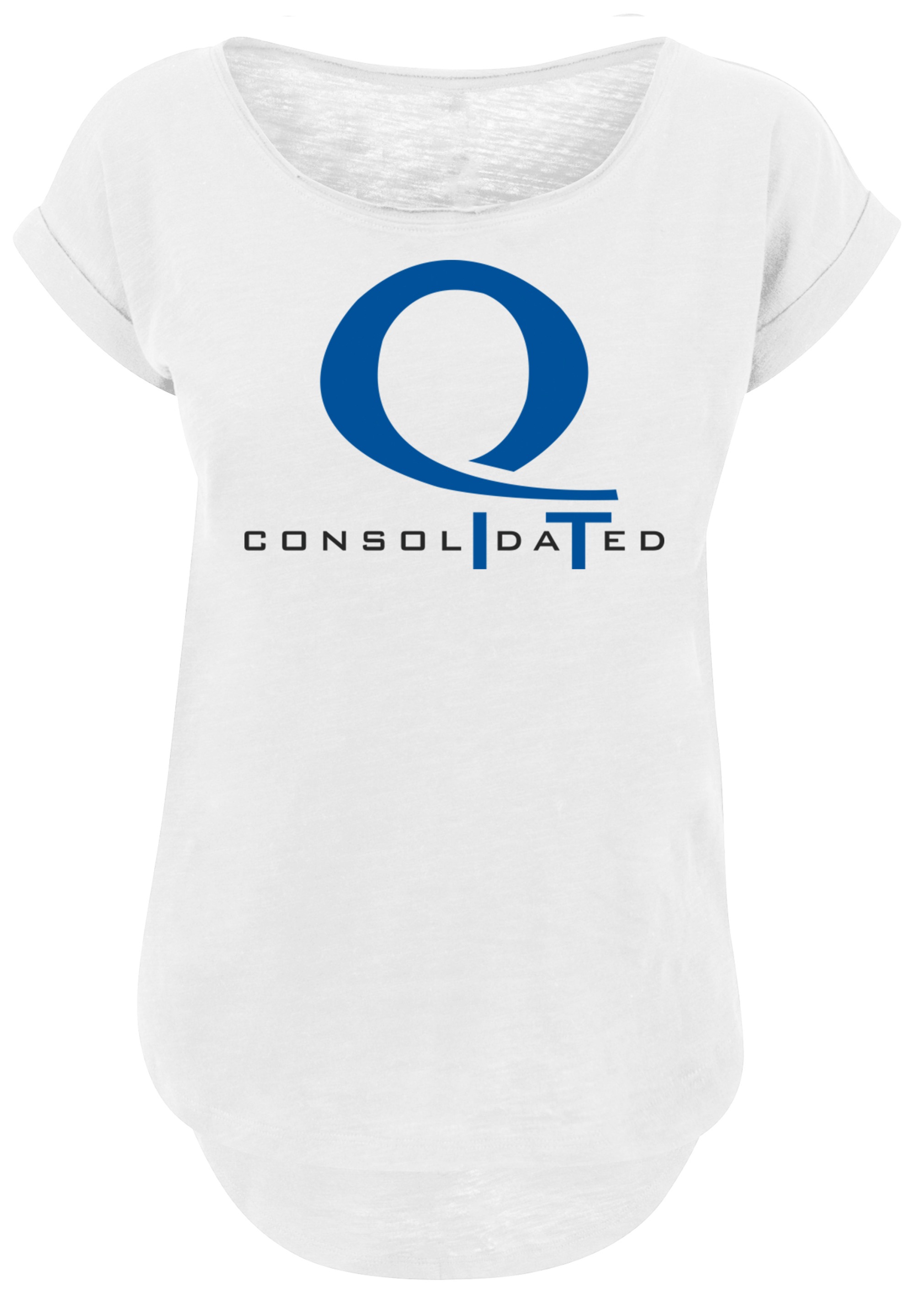 F4NT4STIC T-Shirt »DC Comics Arrow Queen Consolidated Logo«, Damen,Premium Merch,Lang,Longshirt,Bedruckt