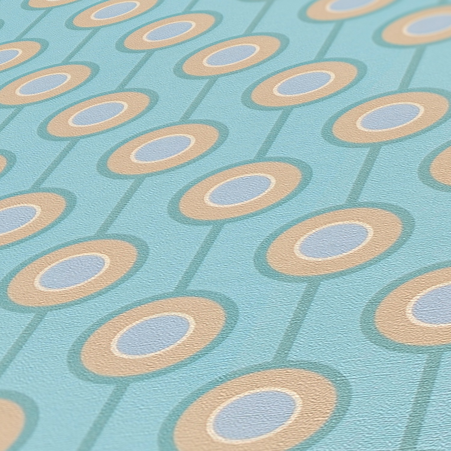 A.S. Création Vliestapete »Retro Chic Grafik-Tapete Mustertapete Retro 3D«, matt, Vintage Vliestapete für Schlafzimmer Küche Wohnzimmer Grafik Design