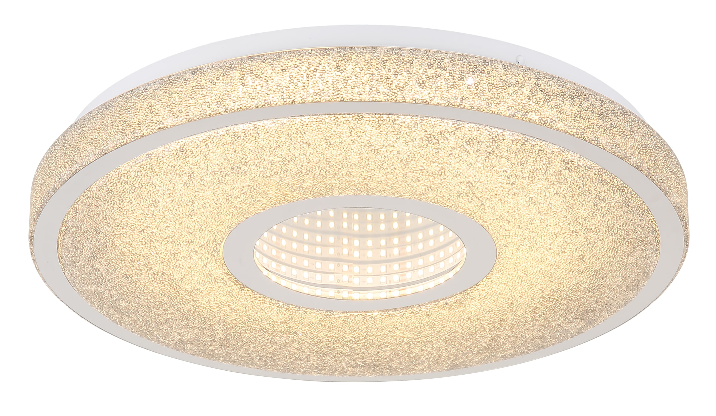 GLOBO LIGHTING LED Deckenleuchte "ASTANIA", 1 Stk., gold, Wohnzimmer, Leuchten, Deckenlampe/rund/Wohnzimmer/Schlafzimmer/elegant