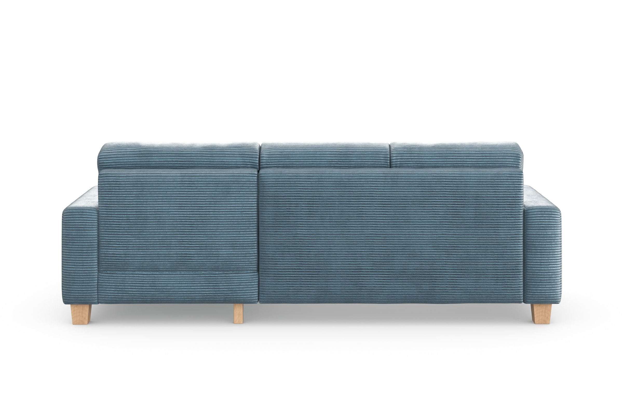 Home affaire Ecksofa »Summer L-Form«, mit Recamiere, mit oder ohne Bettfunktion und Bettkasten, Cord-Bezug