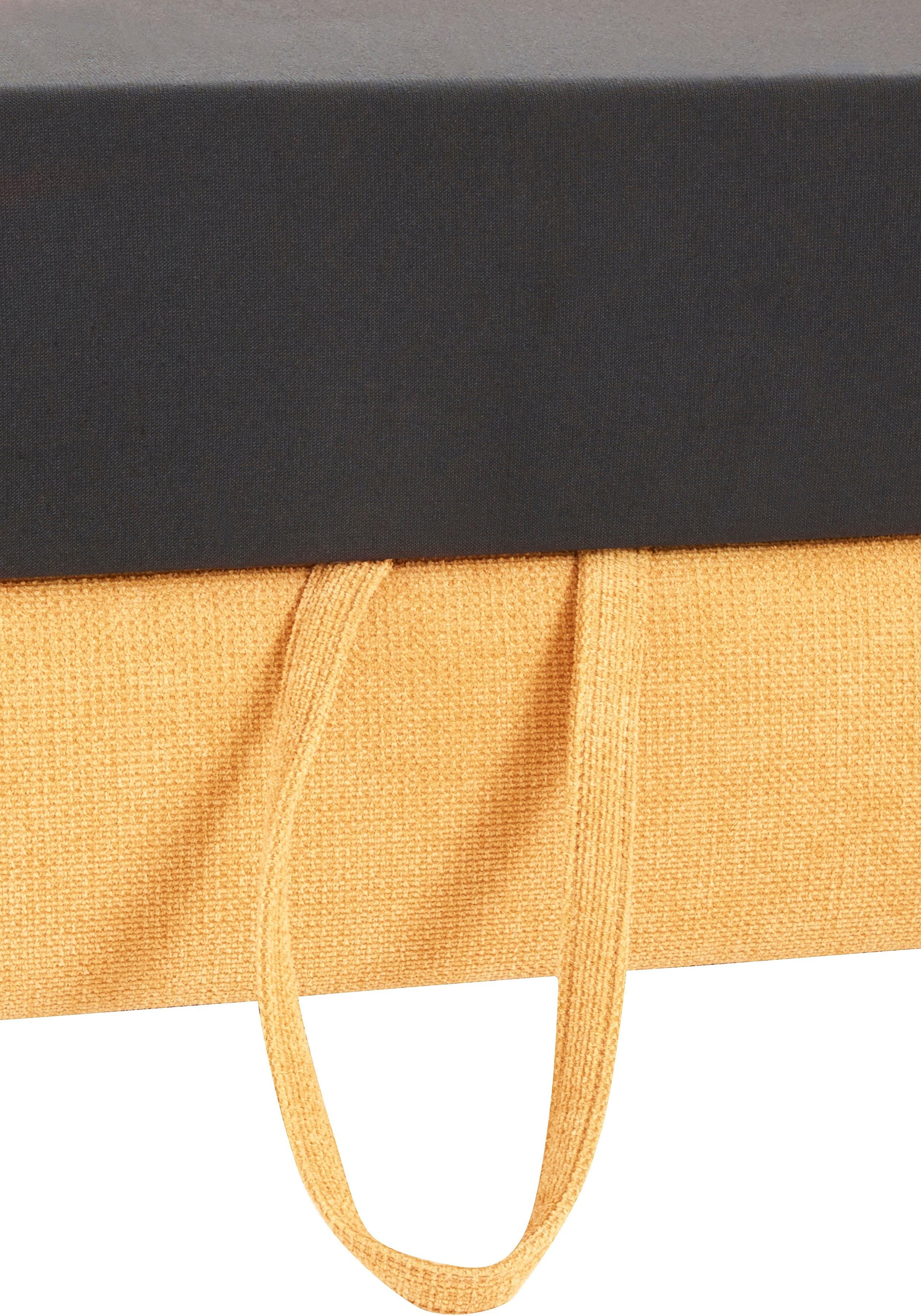 sit&more Ecksofa »Santorini L-Form«, mit Federkern und Sitztiefenverstellung, wahlweise mit Bettfunktion