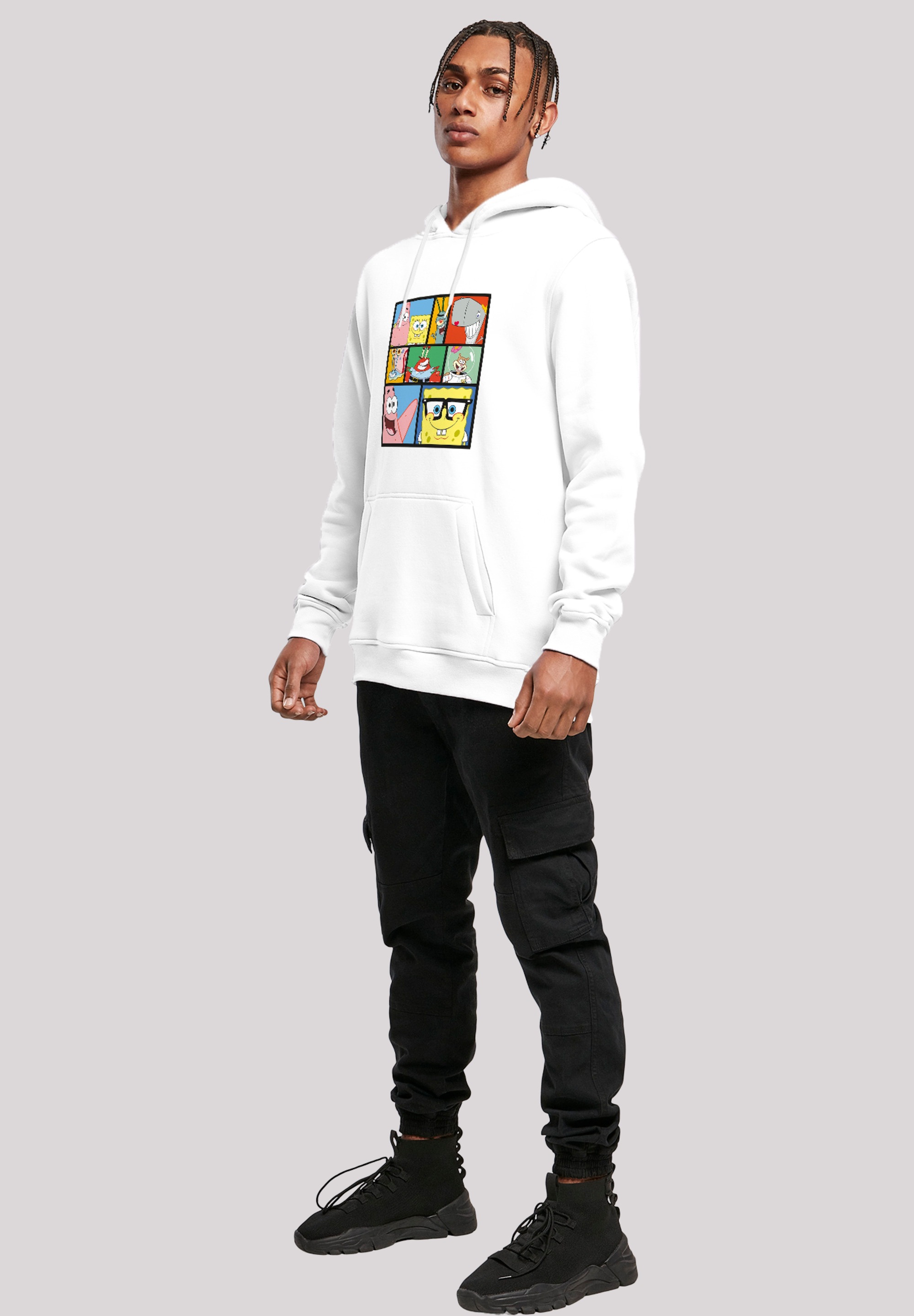 F4NT4STIC Sweatshirt »Spongebob Schwammkopf Collage«, Herren,Premium Merch,Slim-Fit,Kapuzenpullover,Bedruckt