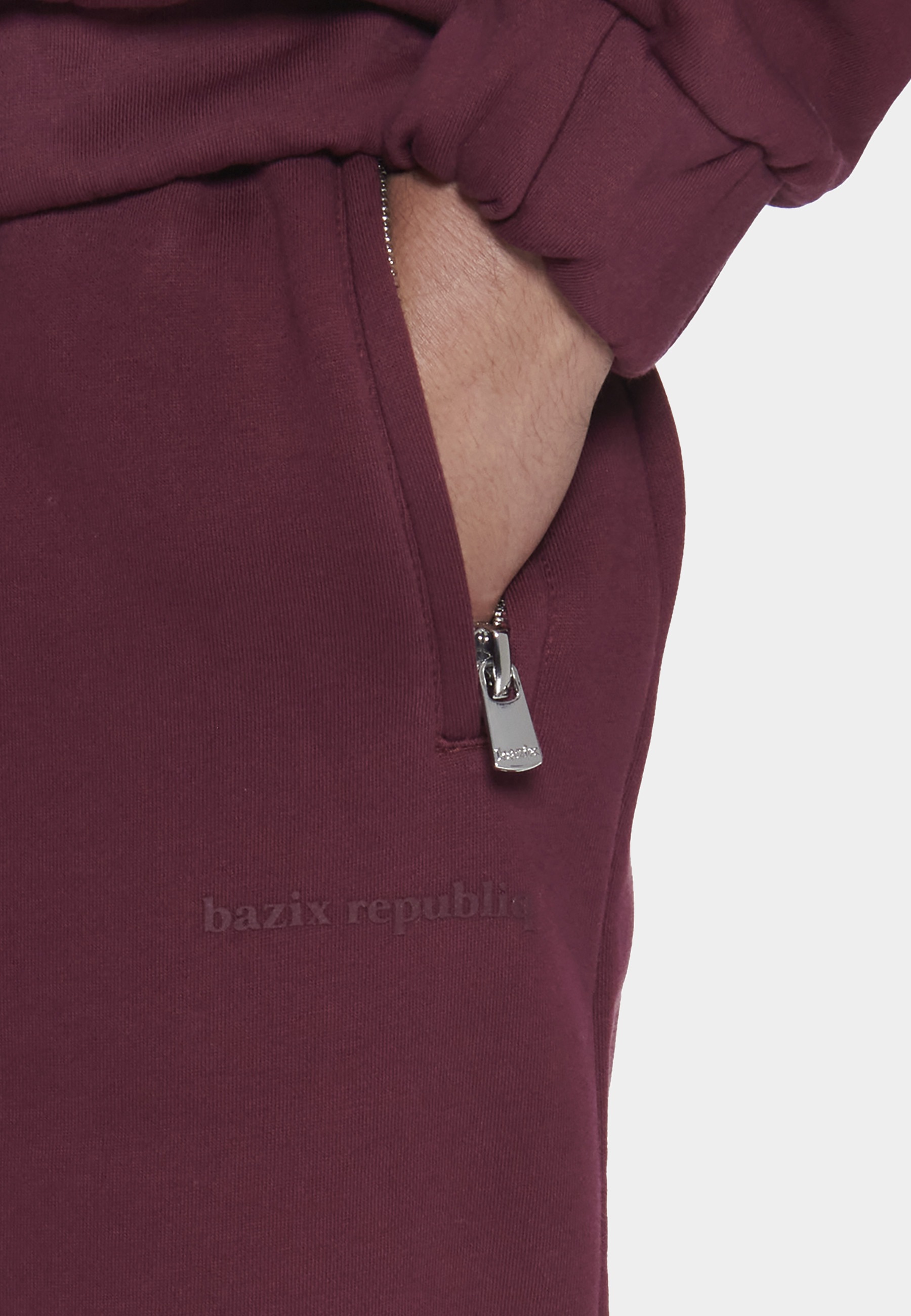 Dropsize Jogginghose »Dropsize Herren Bazix Republiq Super Heavy Blank Jogger«