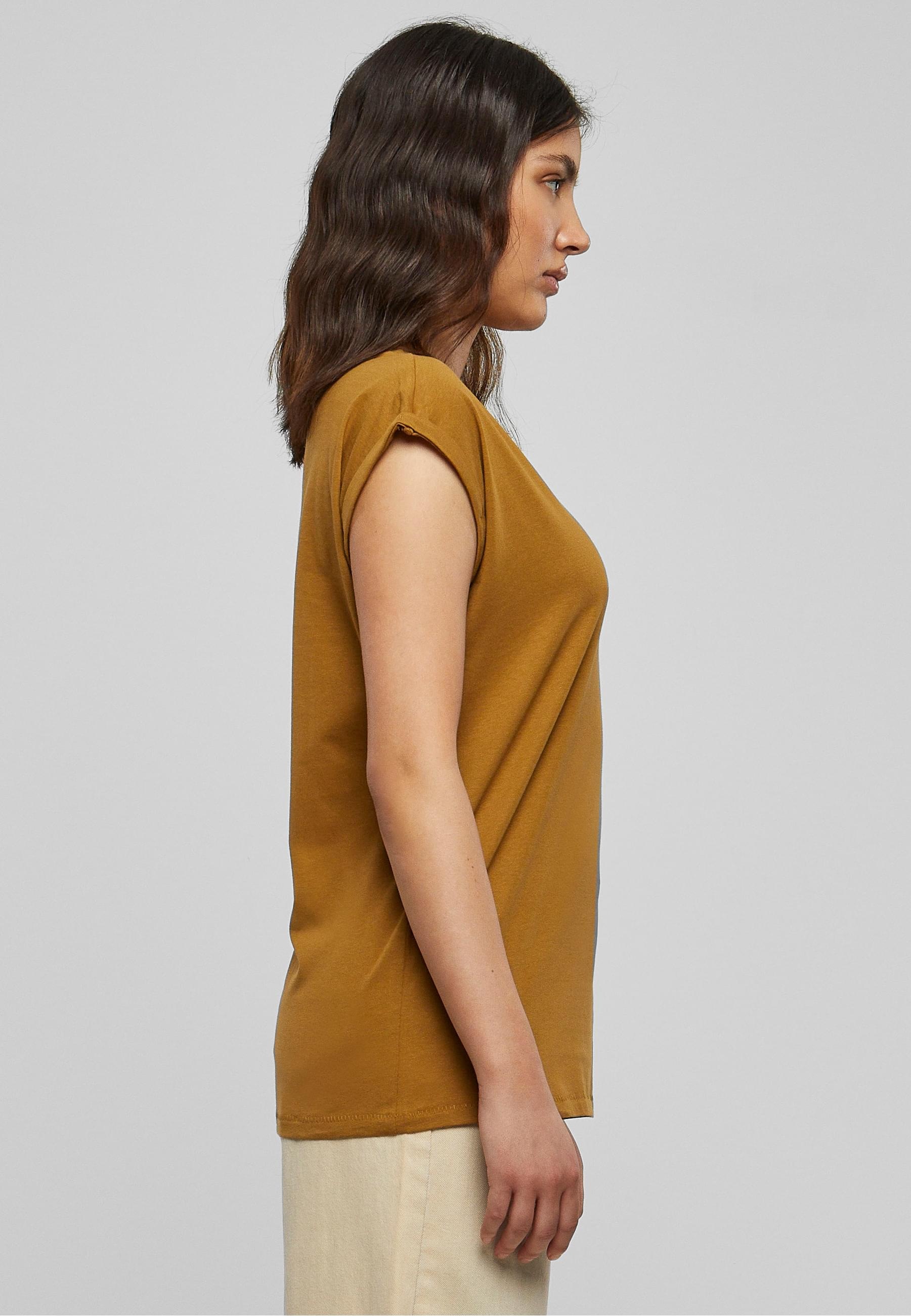 URBAN CLASSICS Kurzarmshirt »Urban Classics Damen Ladies Extended Shoulder Tee«, (1 tlg.)