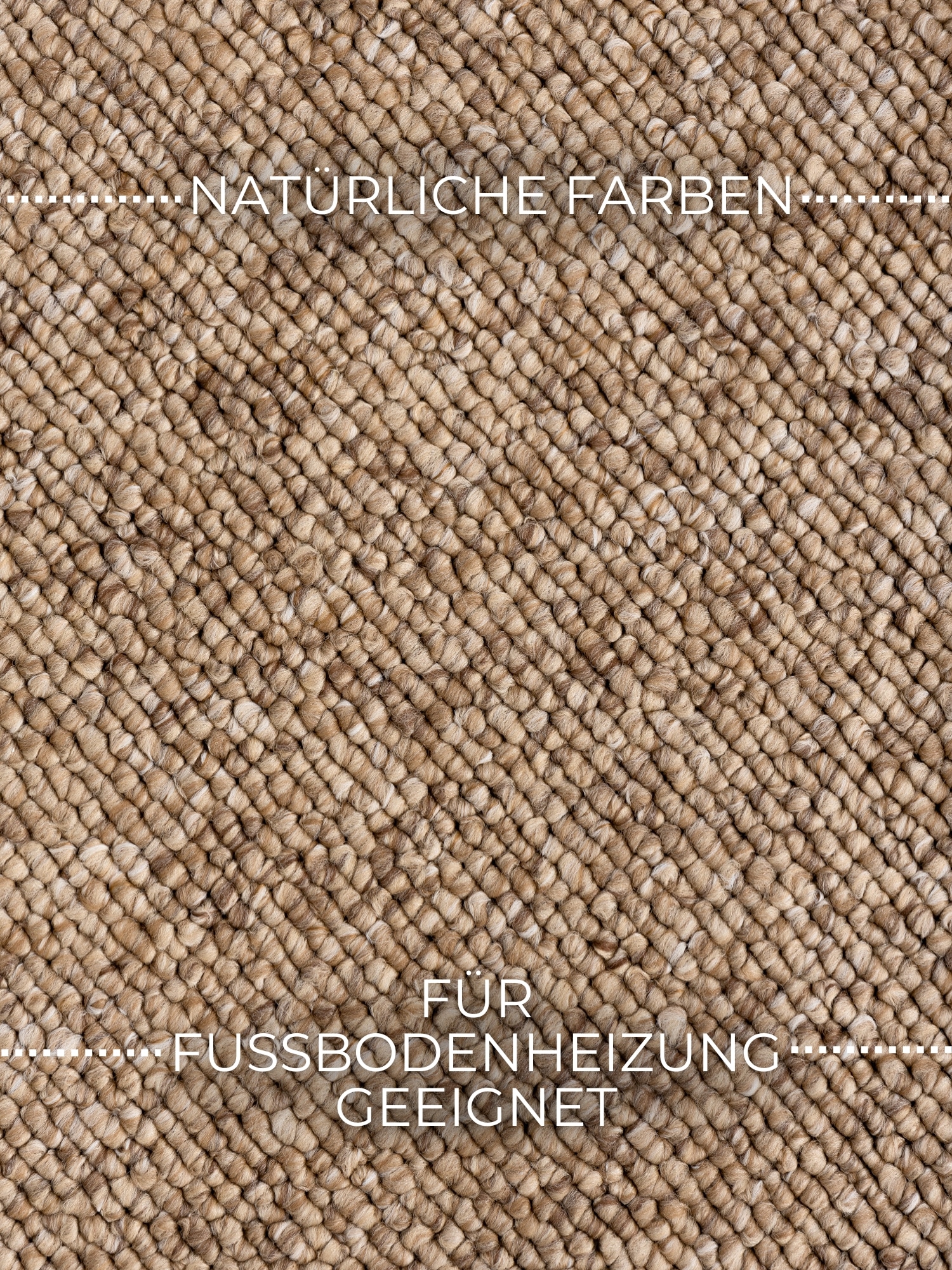 ELLE DECORATION Teppich »Rocco«, rechteckig, 10 mm Höhe, Nachhaltig, Läufer, waschbar, Wohnzimmer, Esszimmer, Woll-Optik