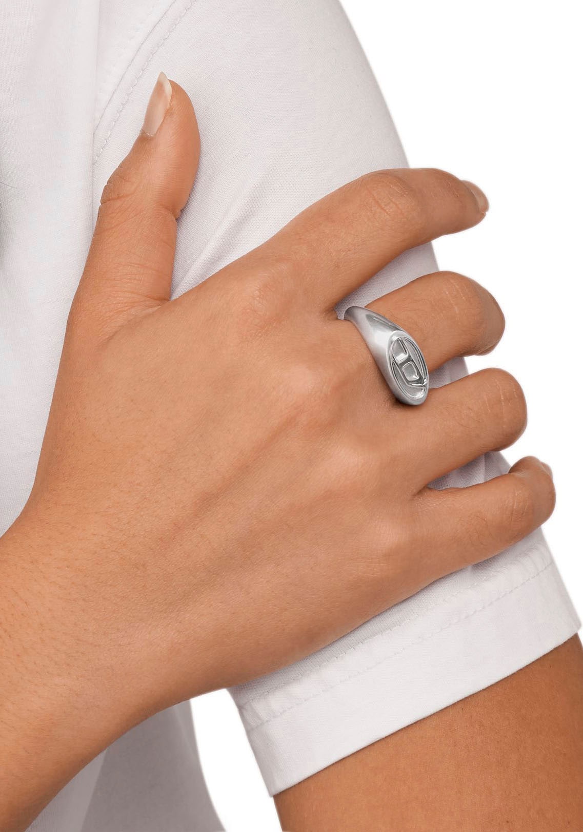 | Siegelring BAUR zu Jeans, kaufen Geschenk! Parfüm für Fingerring Shirt, »Schmuck Diesel Fingerring Hoodie, RING - SIGNET«, Edelstahl Underwear, Sneaker,